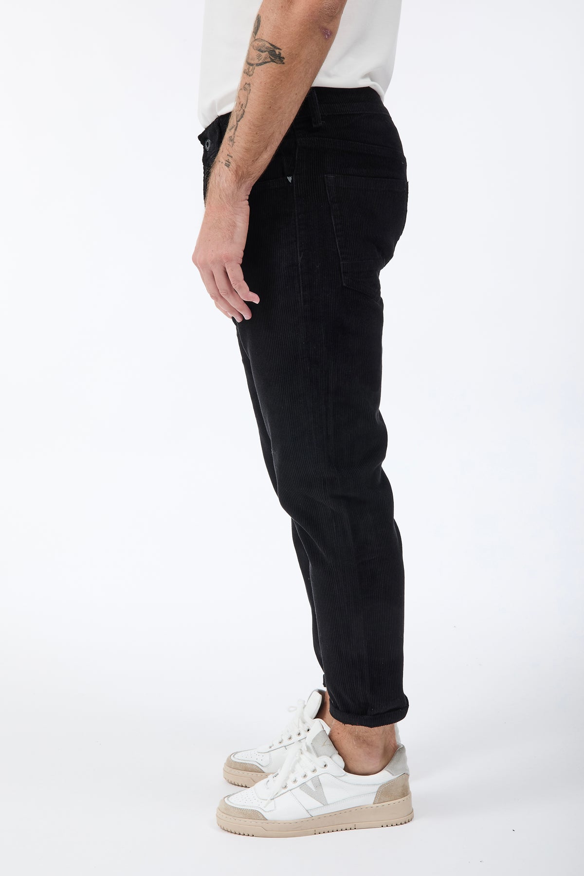Pantalone Gianni Lupo Velluto Nero 6227