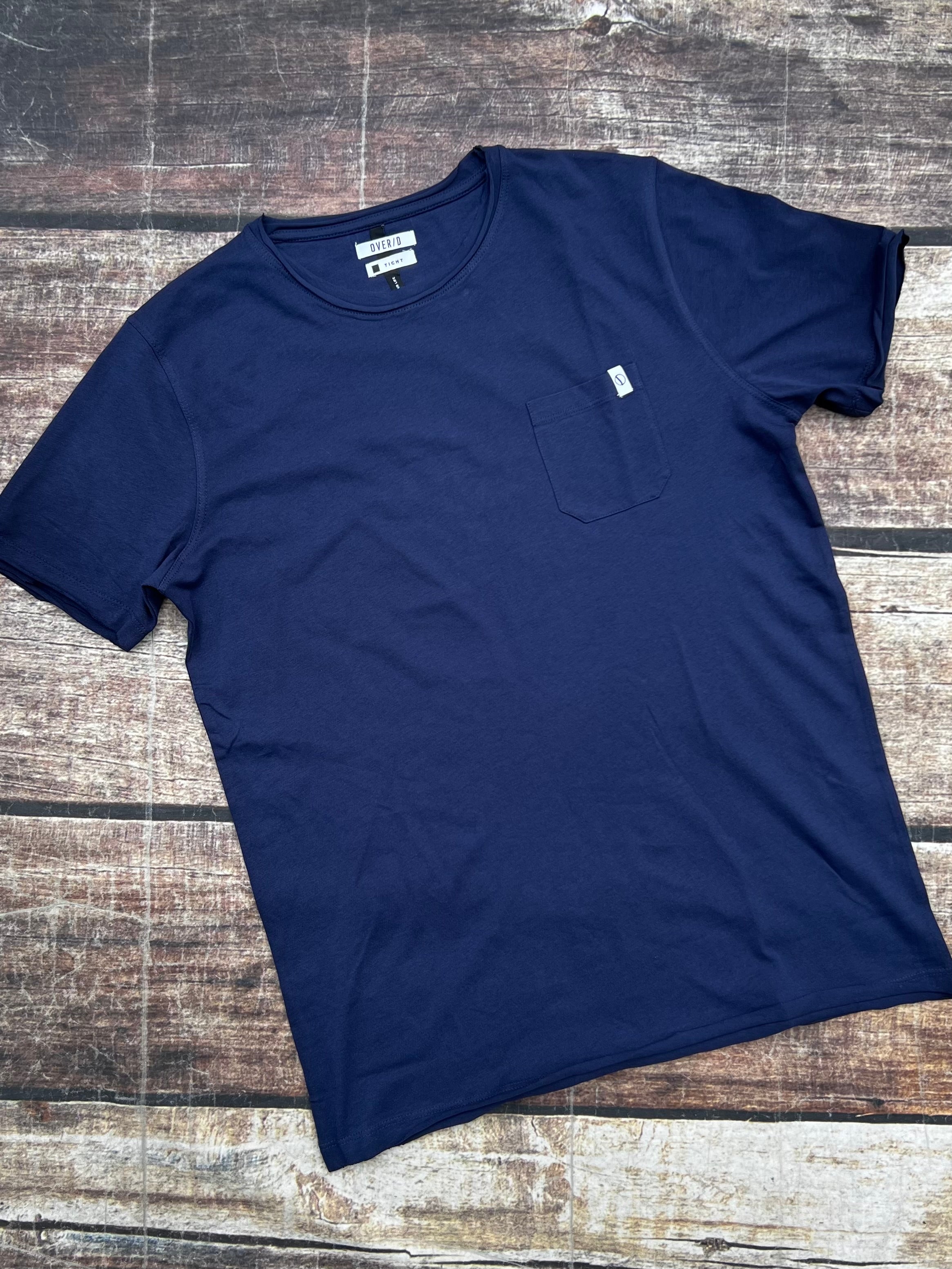T-shirt shirt Over-d Taschino Blu T02 (8830669652308)