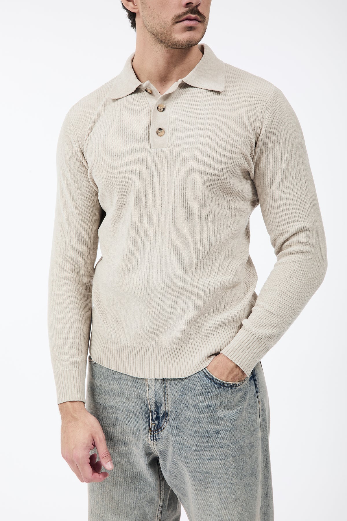 Polo Hamaki-ho Ciniglia Beige 3254