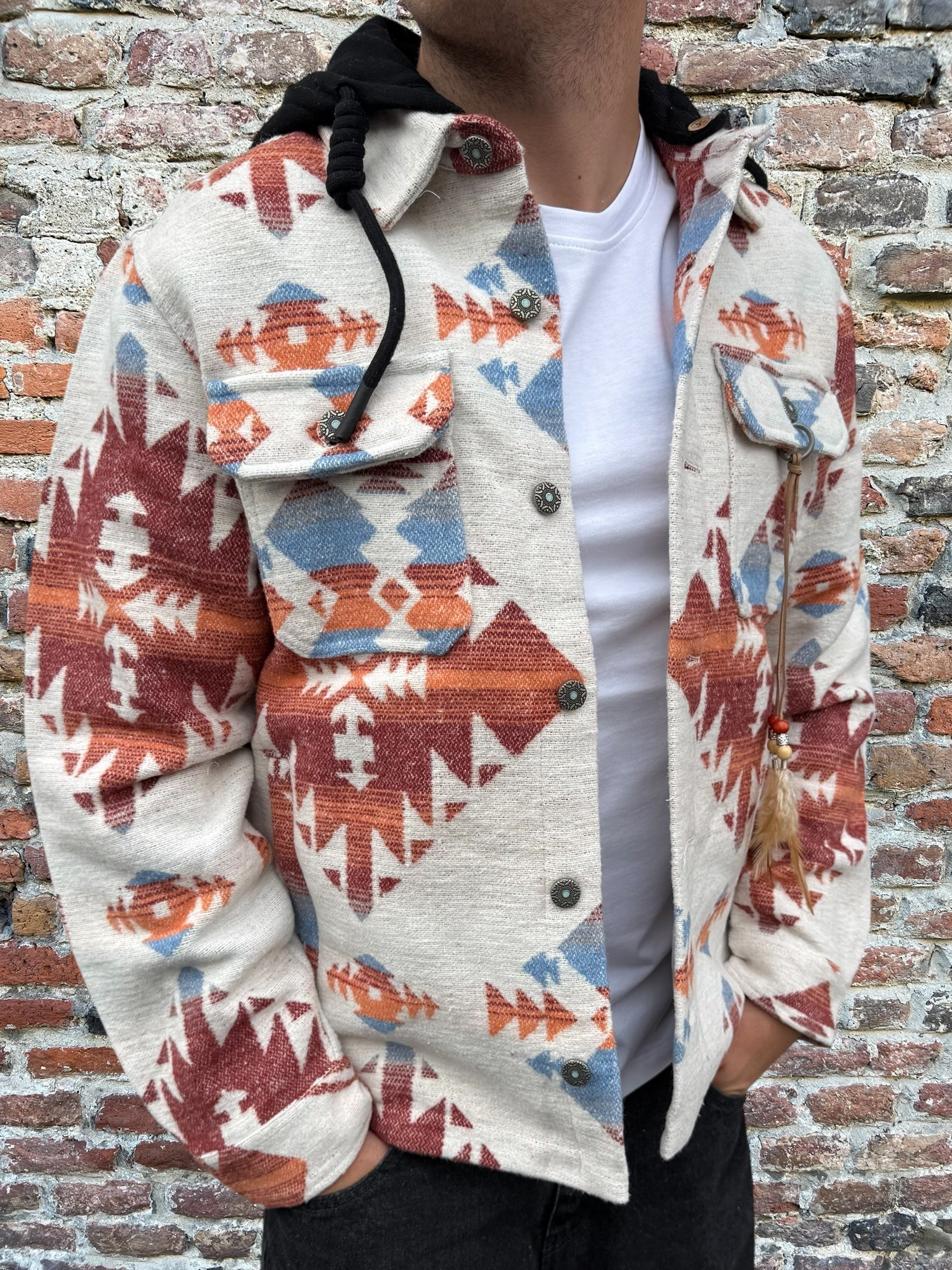 Overshirt Berna Cappuccio Azteco 275 (12235491901780)