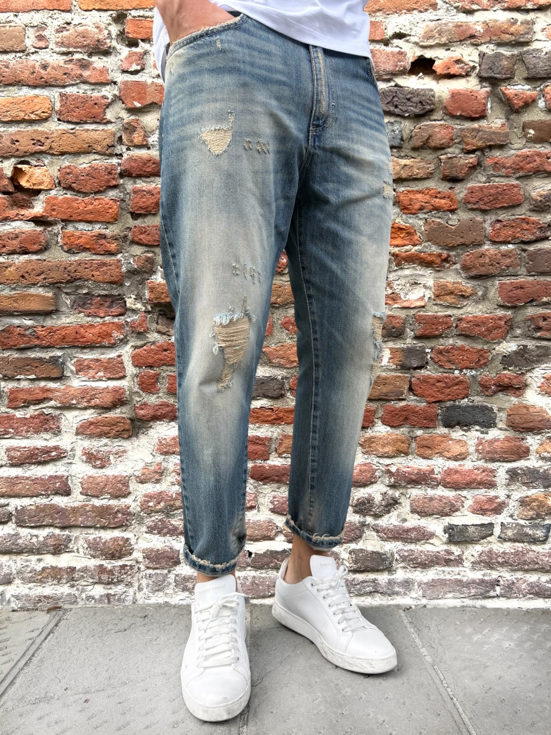 Jeans Berna Carrot Destroyed 2076 (12228253876564)
