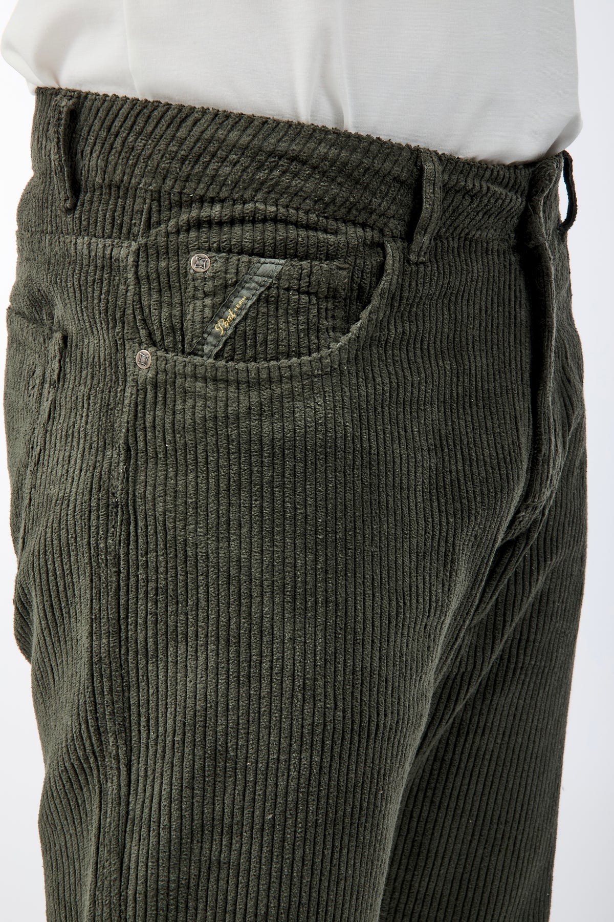 Pantalone Pont Yellowstone Velluto Militare