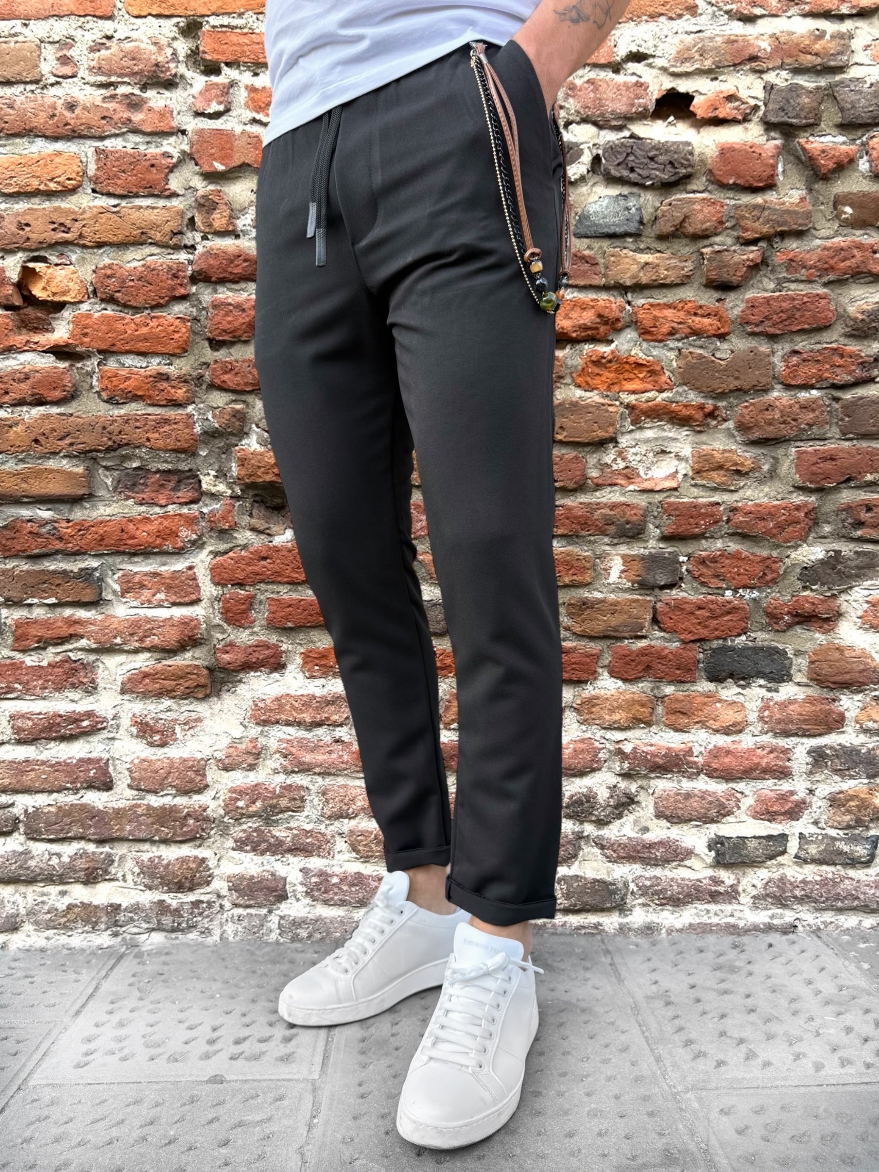 Pantalaccio Over-D Nero P49 (12217690423636)