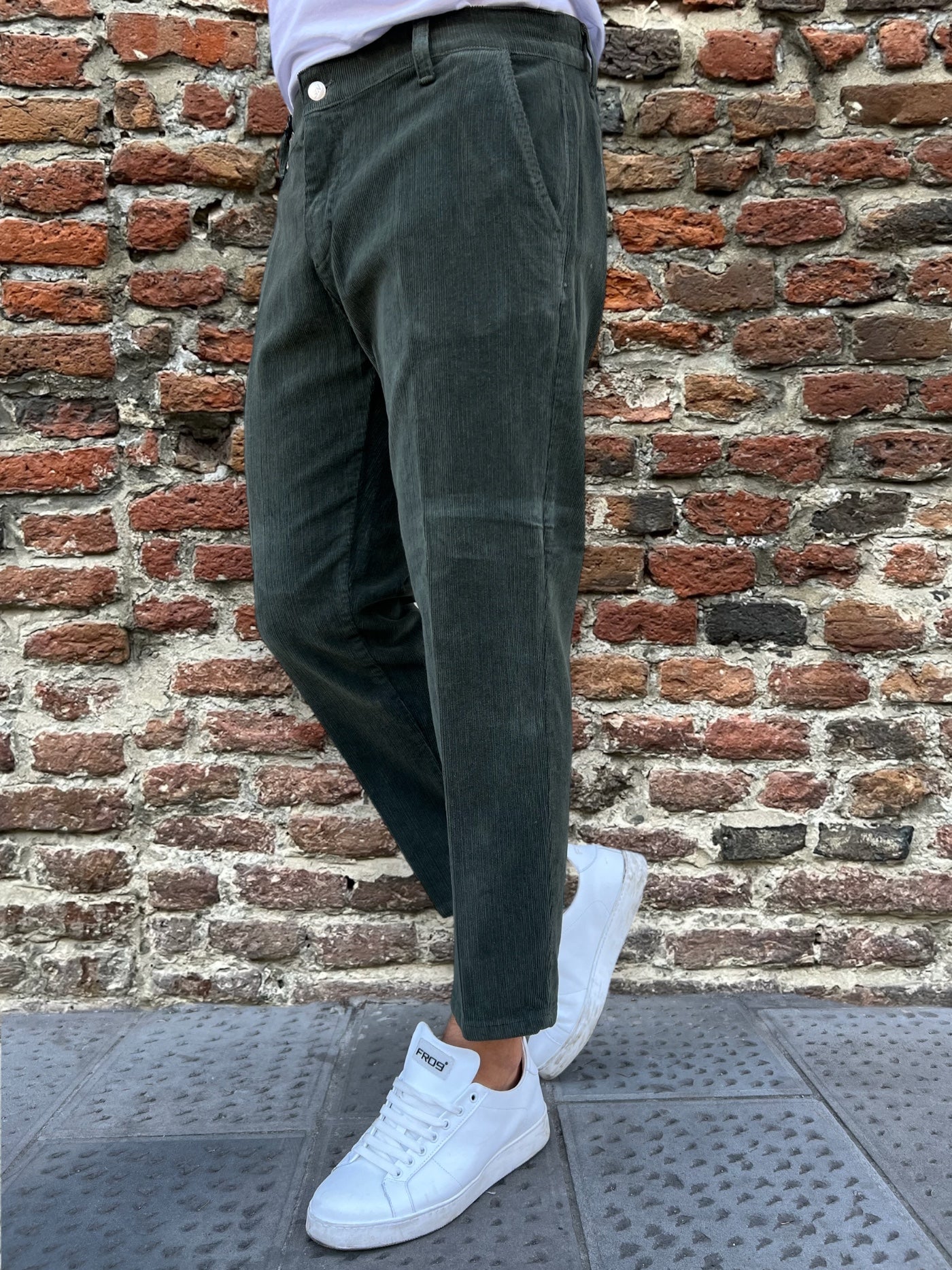 Pantalone Njb Velluto Verde 26 (8532302102868)