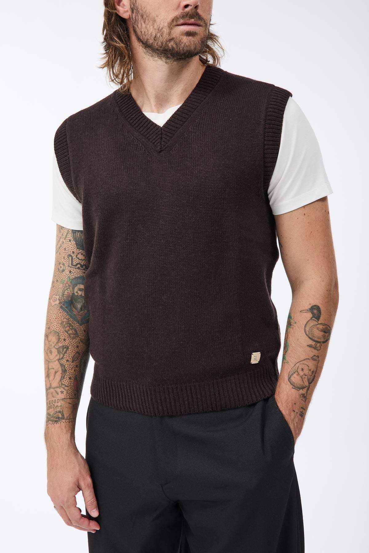 Gilet Gianni Lupo Coffee 35261