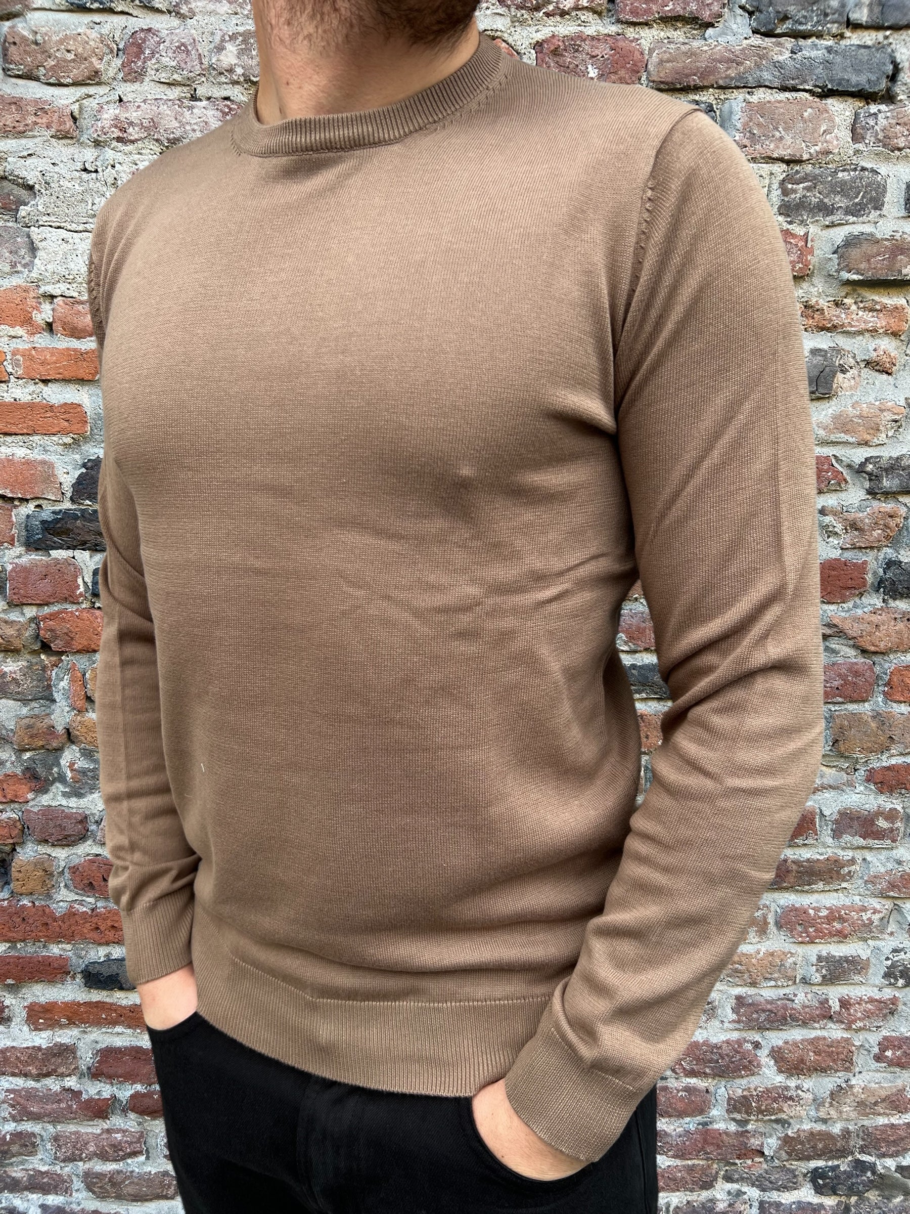 Maglioncino Over-D Fango M01 (8895697748308)