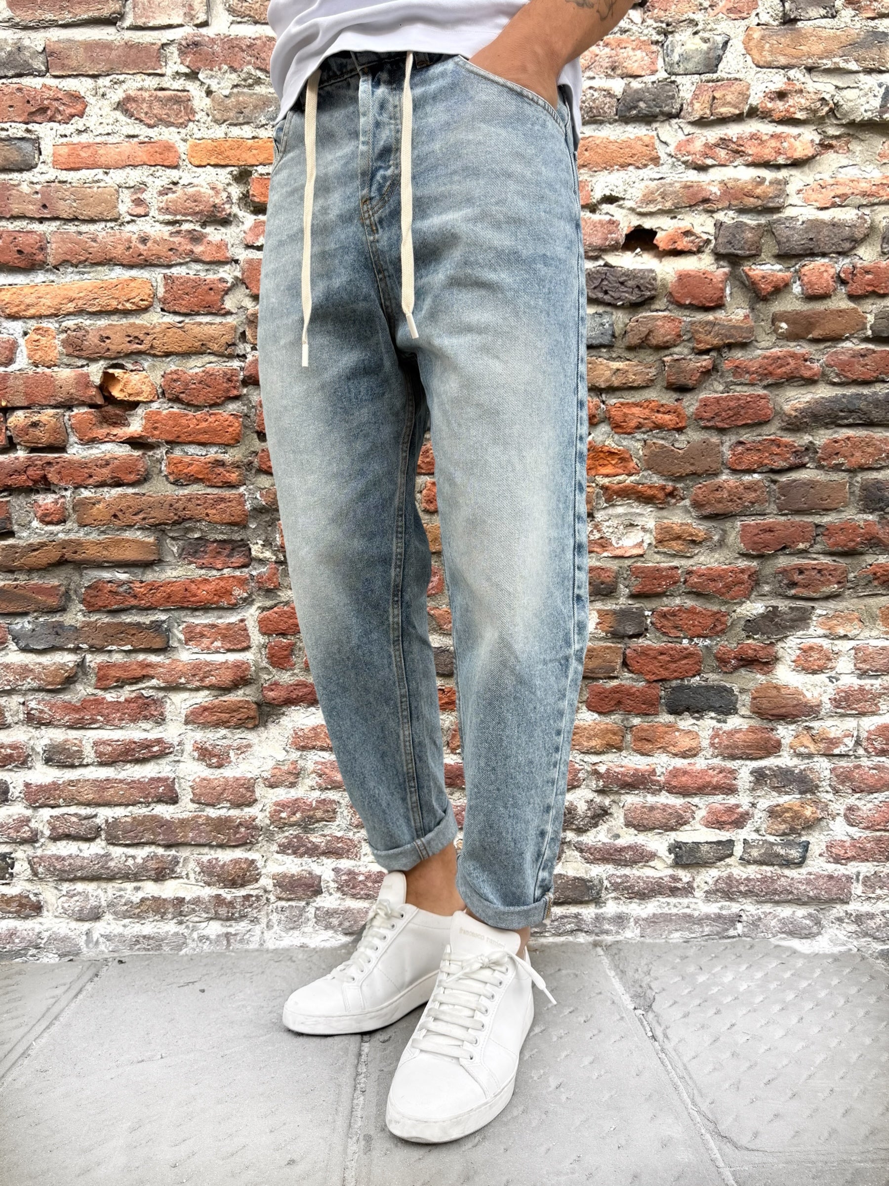 Jeans Over-D Tapered-Fit Blu D30 (12268203344212)