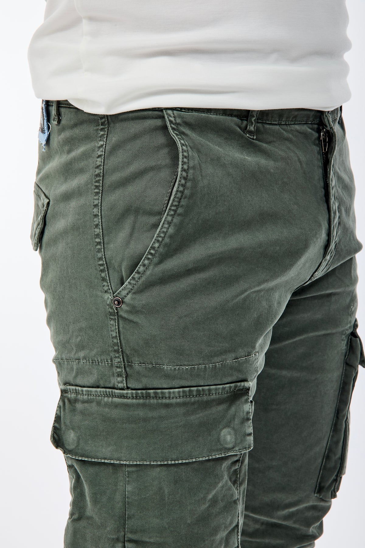 Pantalone Berna Cargo Verde 008