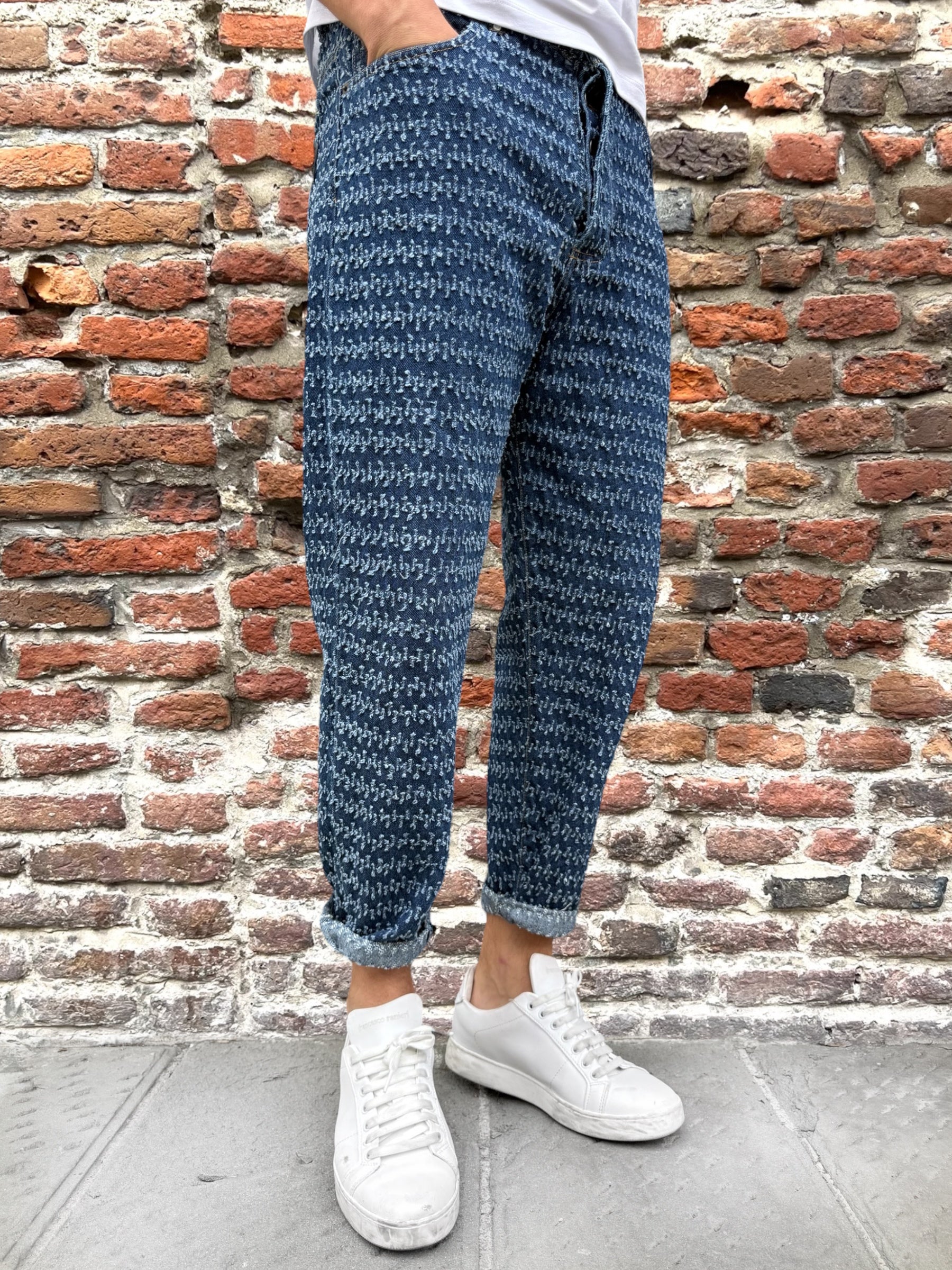 Jeans Block Eleven Testurizzato (12239495168340)