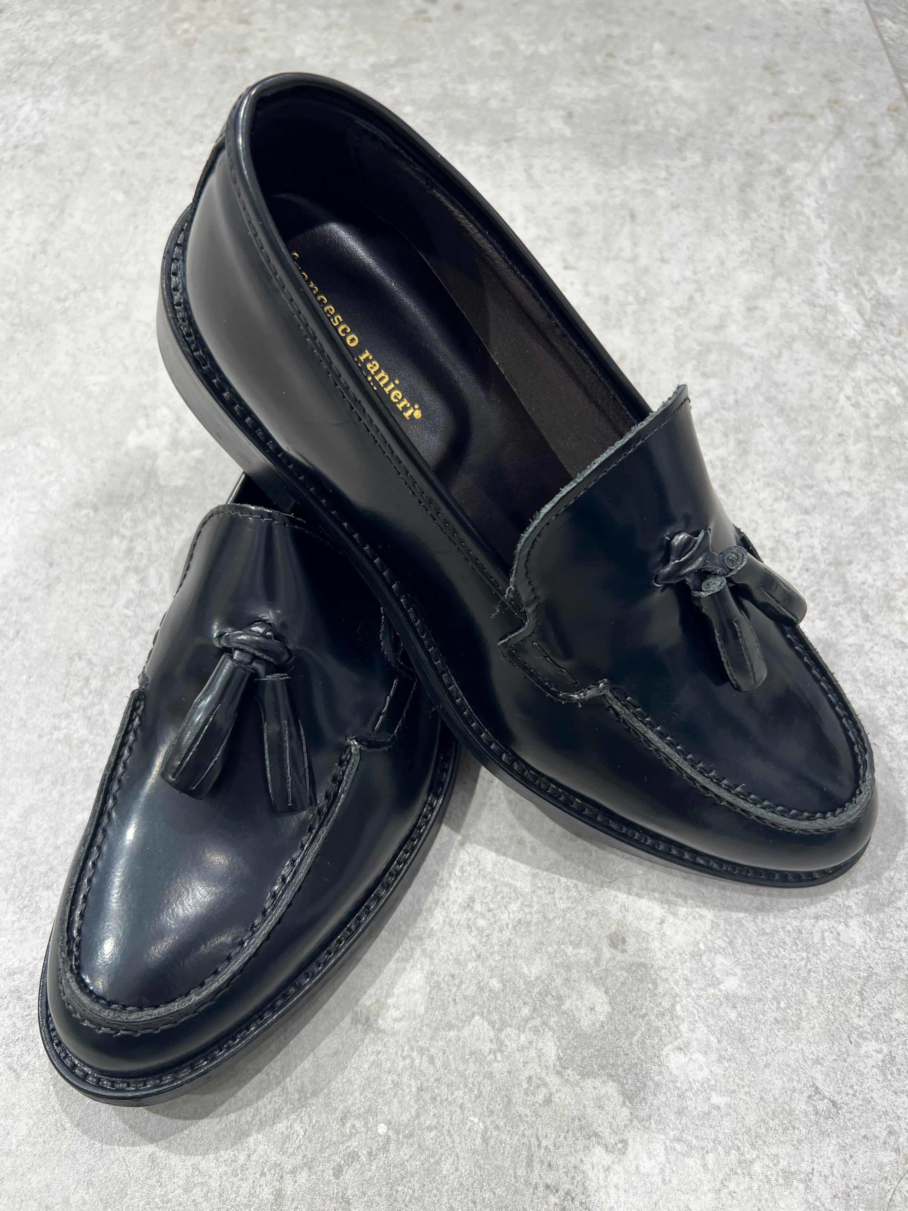 Mocassino FR09 Abrasivato Nappe Nero (9163478434132)