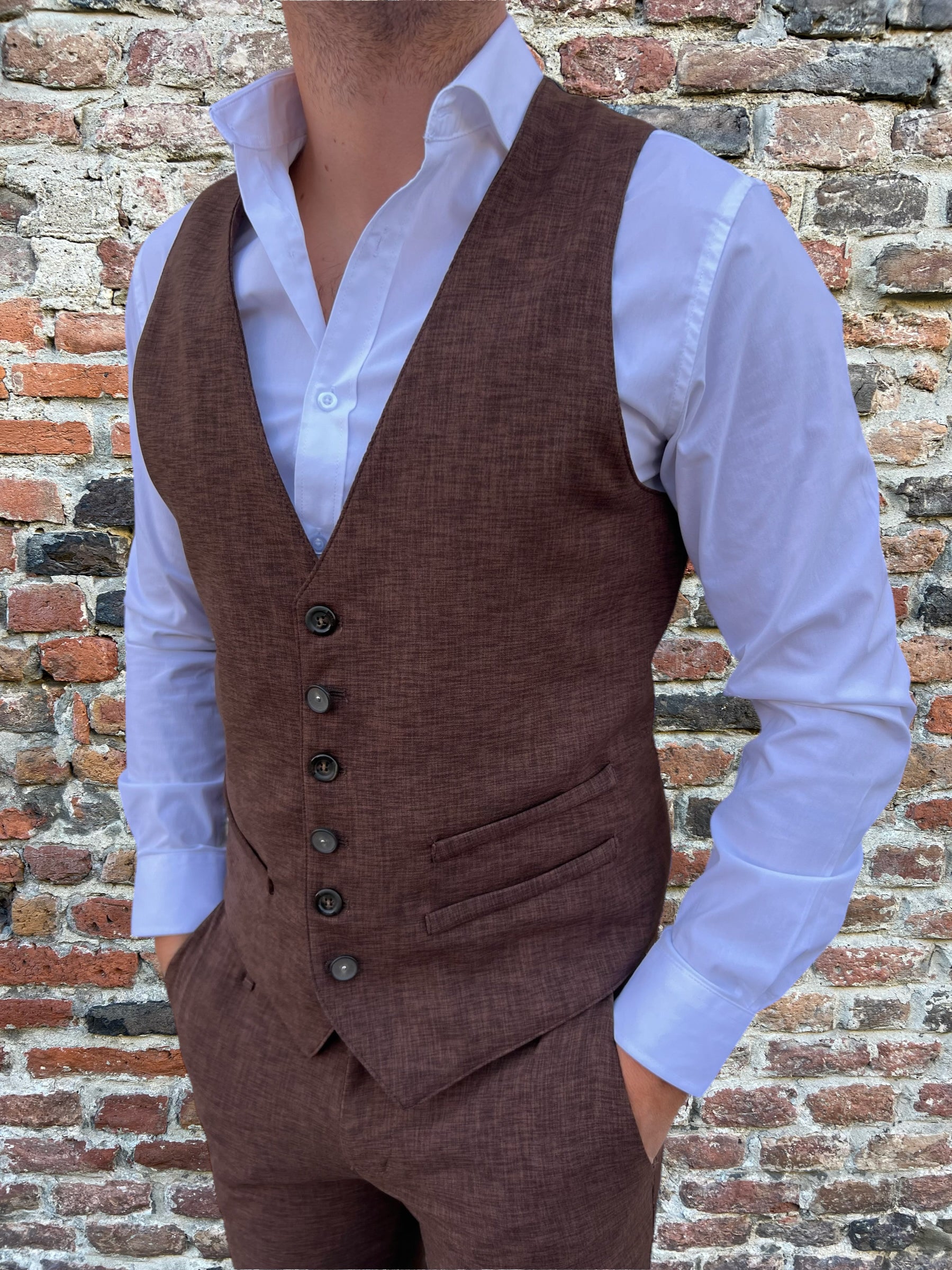 Gilet Imperial Marrone 1850 (8526777188692)