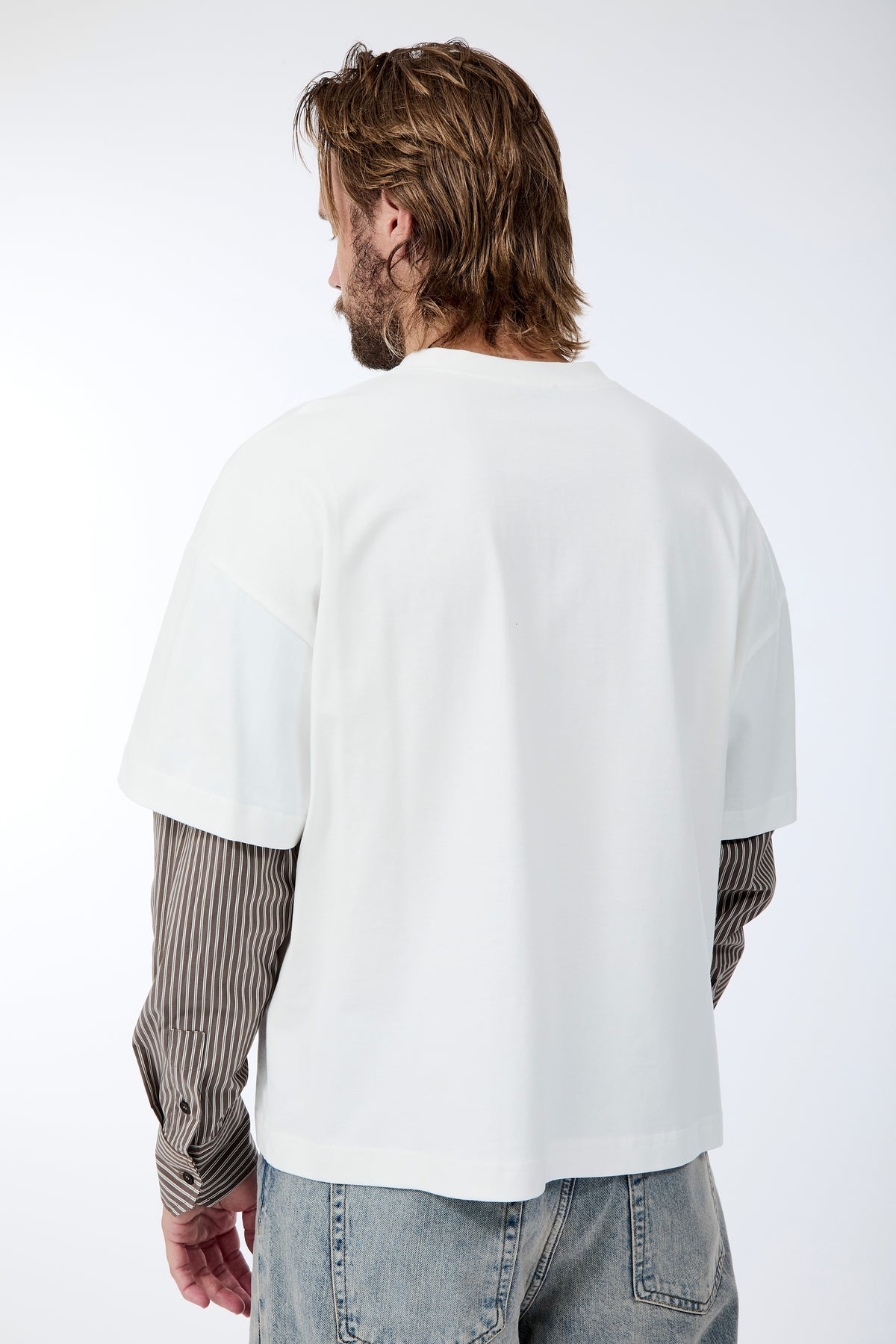 T-shirt Imperial Doppia Manica Panna
