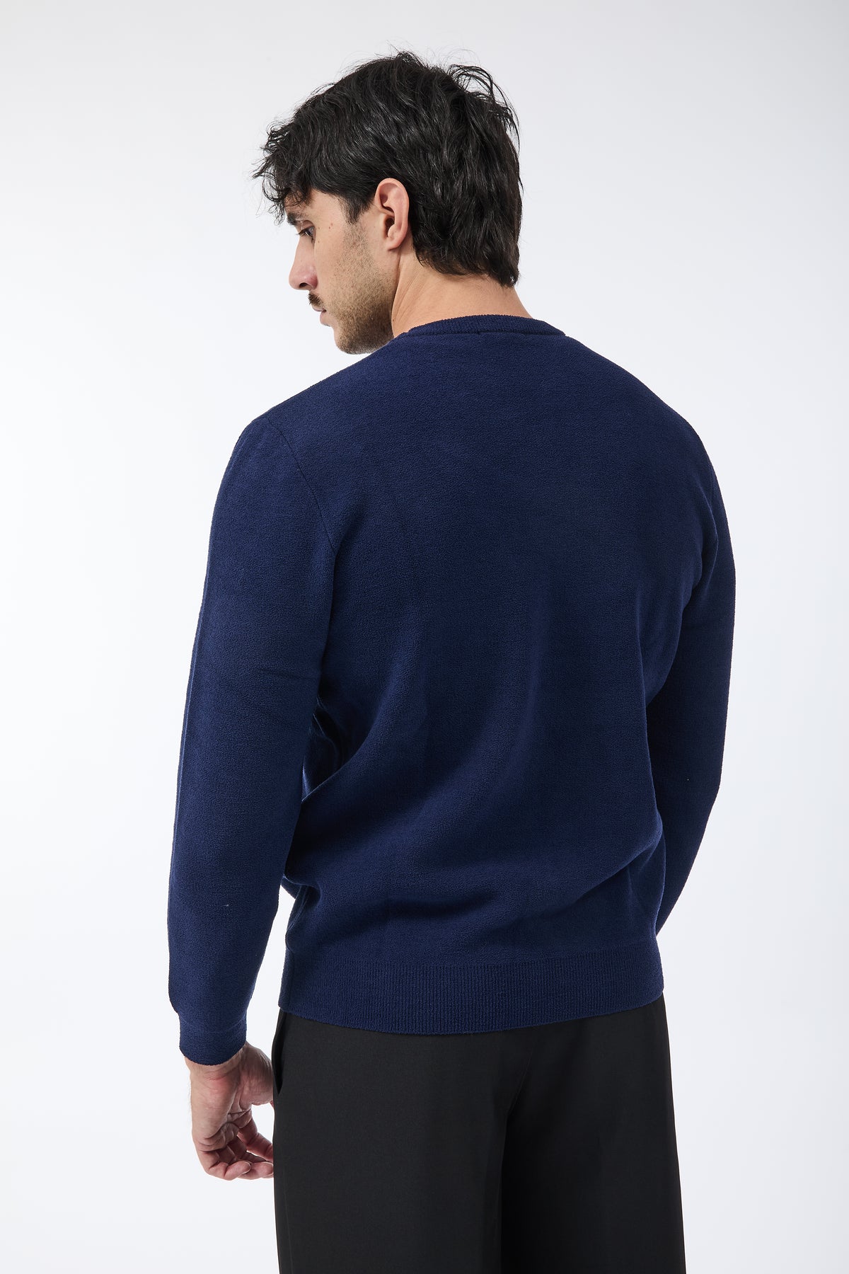 Maglione Over-d Spugna Blu M67