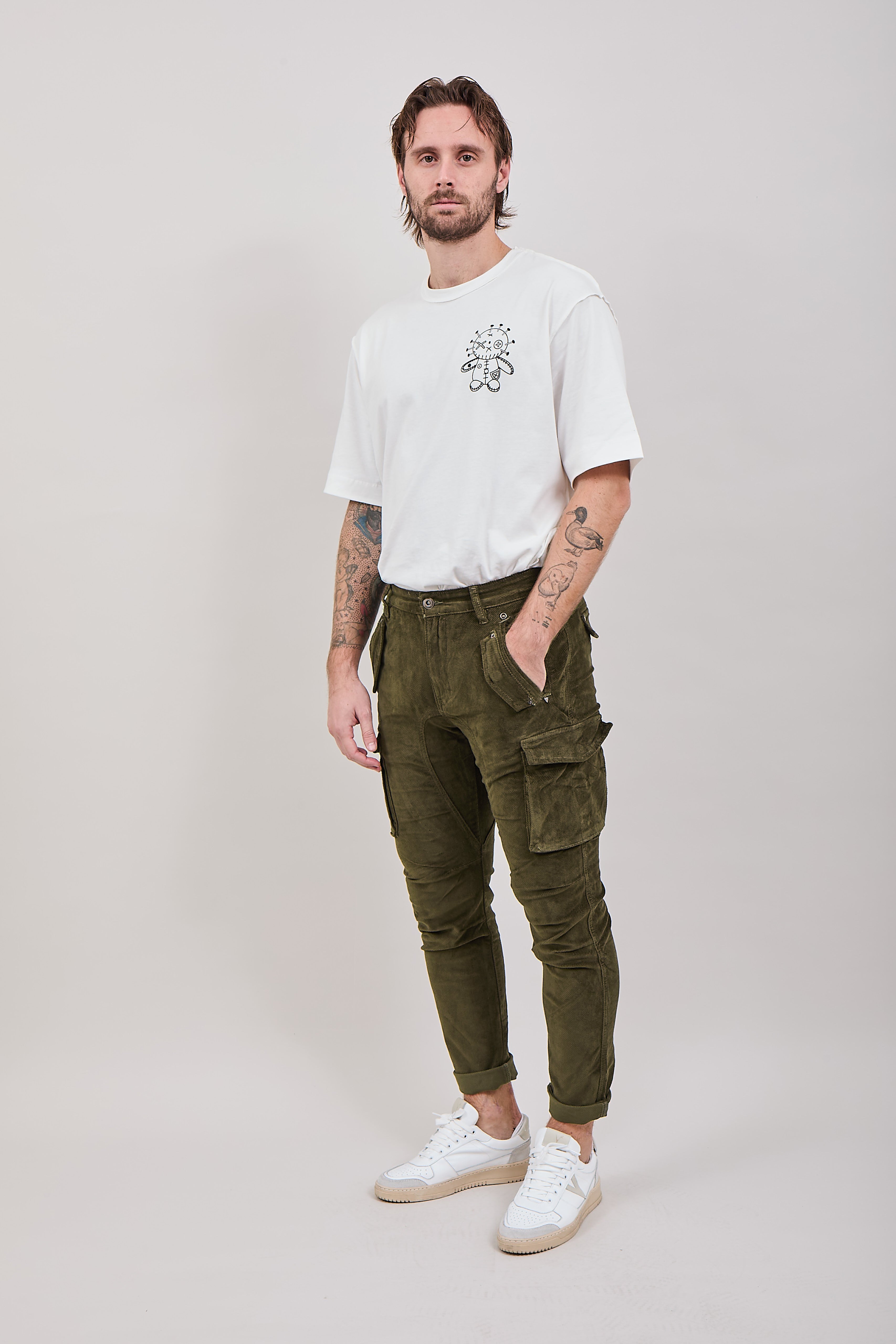 Pantalone Gianni Lupo Cargo Militare 2528