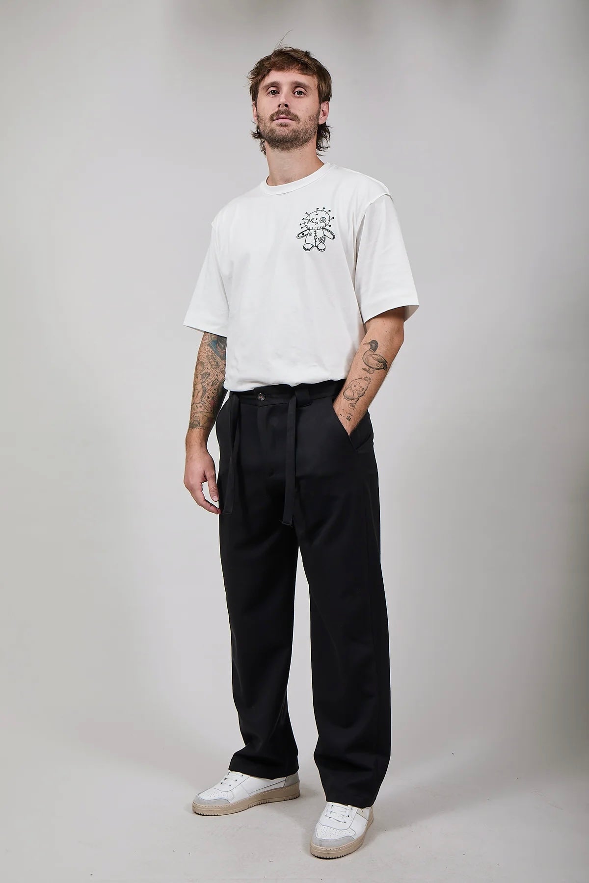 Pantalone Berna Palazzo Nero 129