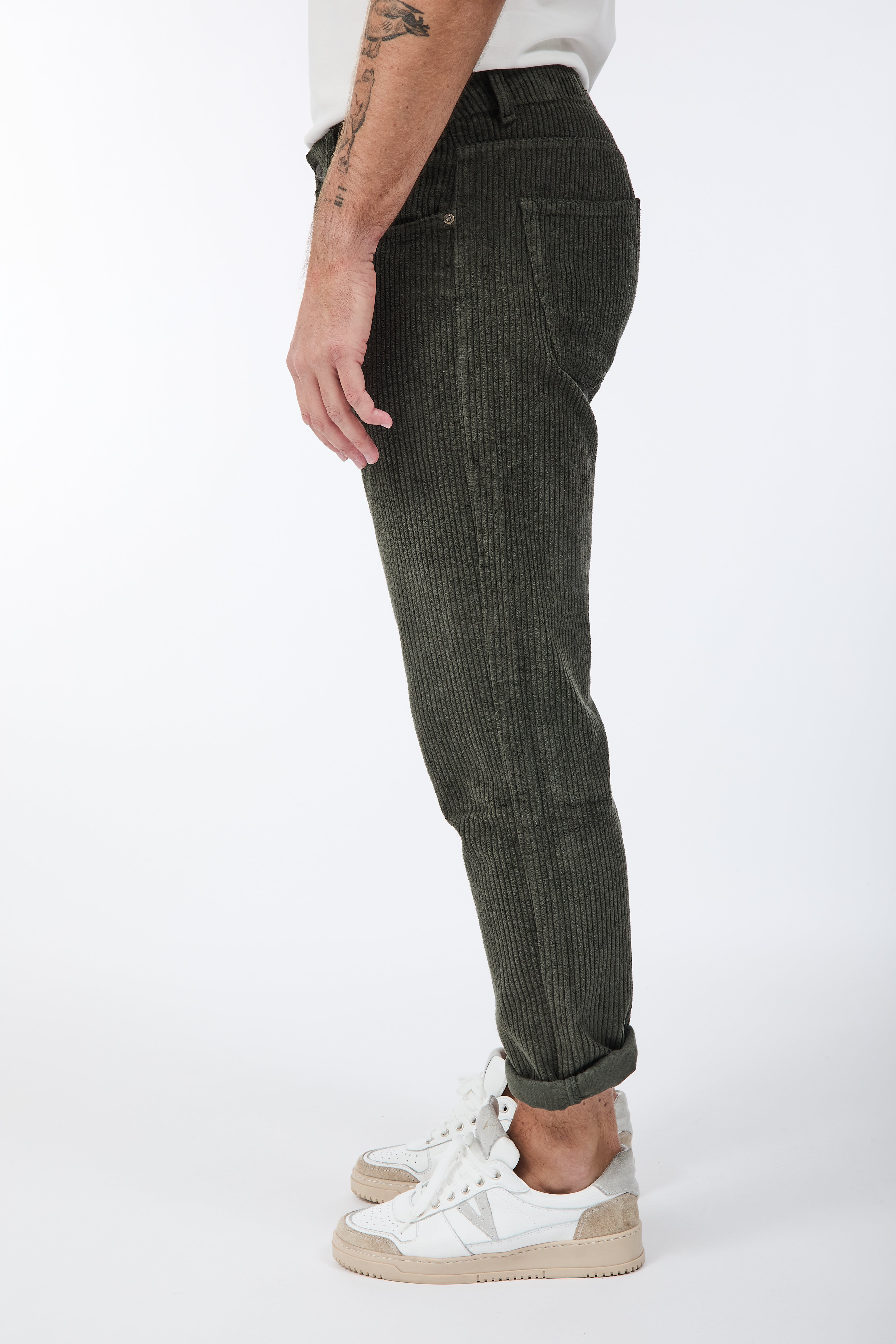 Pantalone Pont Yellowstone Velluto Militare