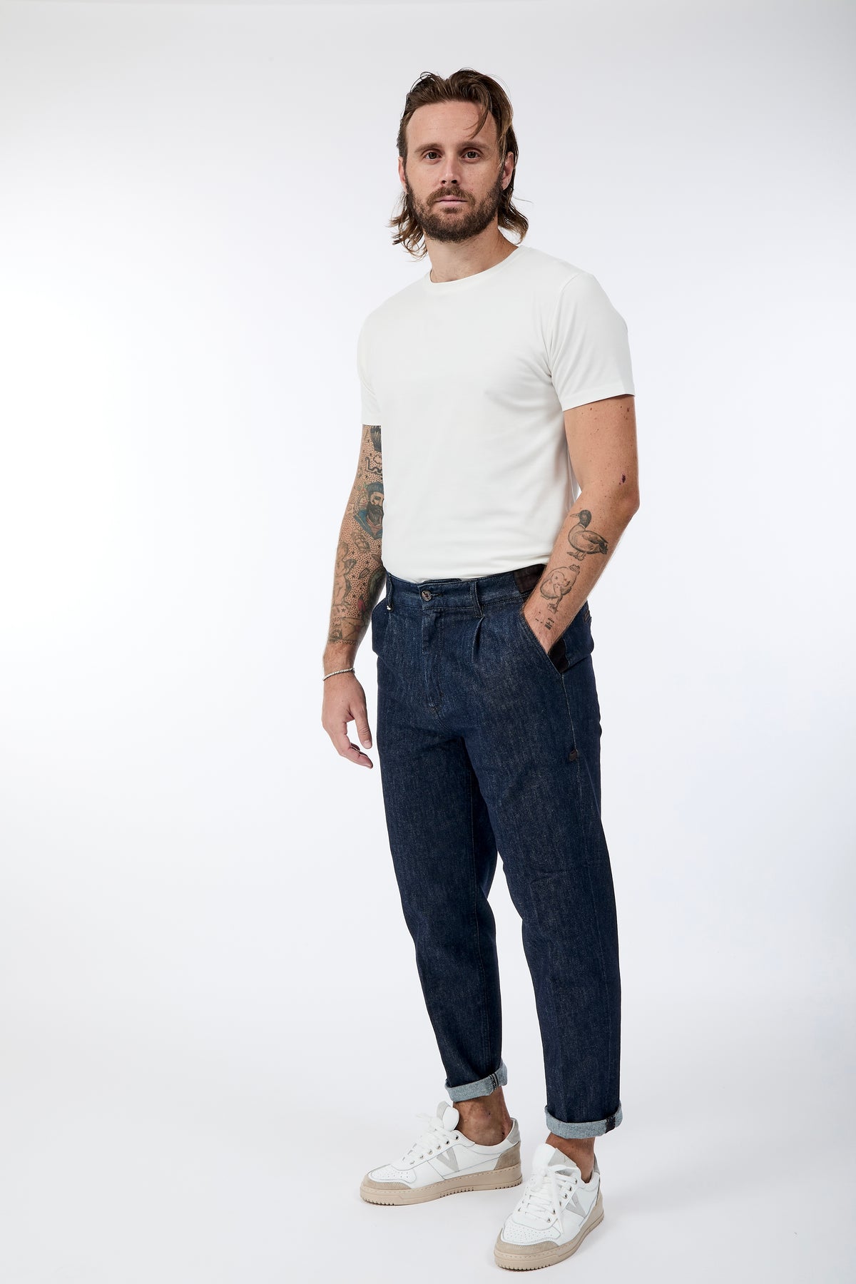 Jeans Berna Inserti Velluto 513