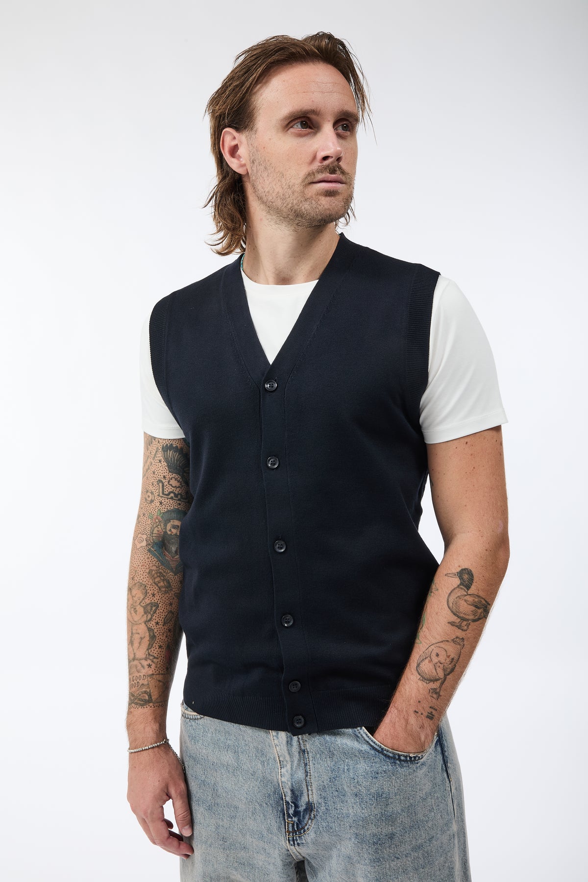 Gilet Hamaki-ho Blu 3240