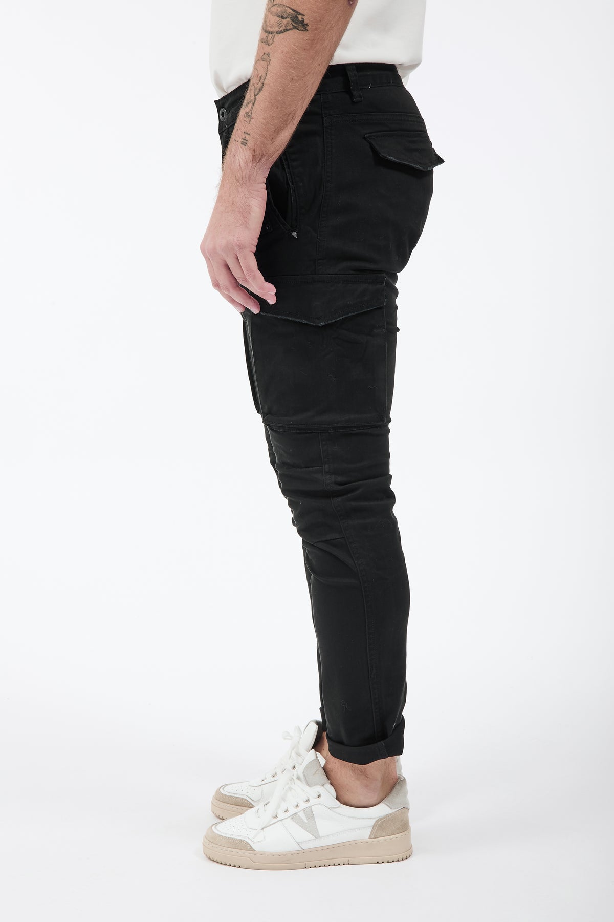 Pantalone Gianni Lupo Cargo Nero 2363
