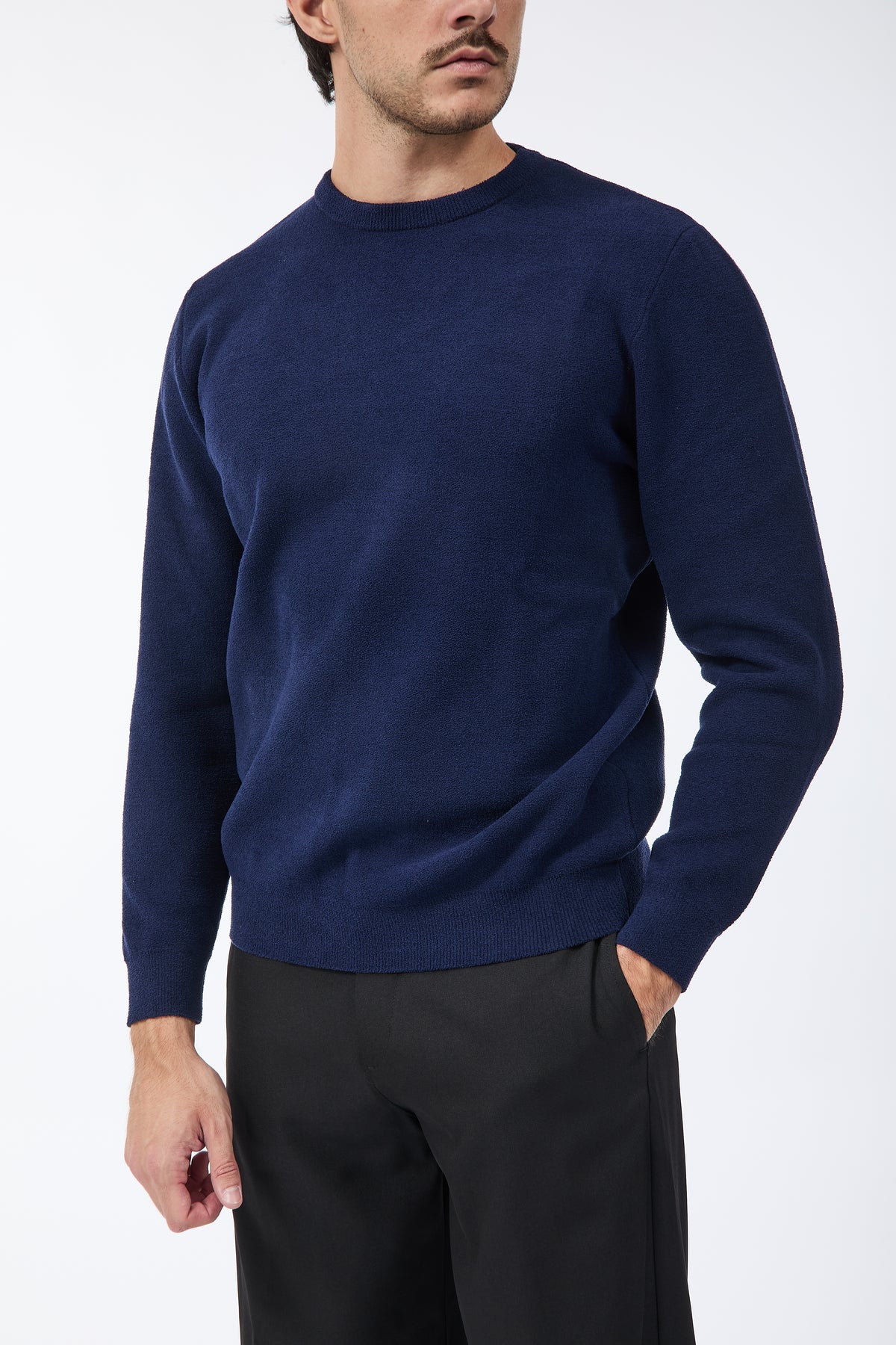 Maglione Over-d Spugna Blu M67