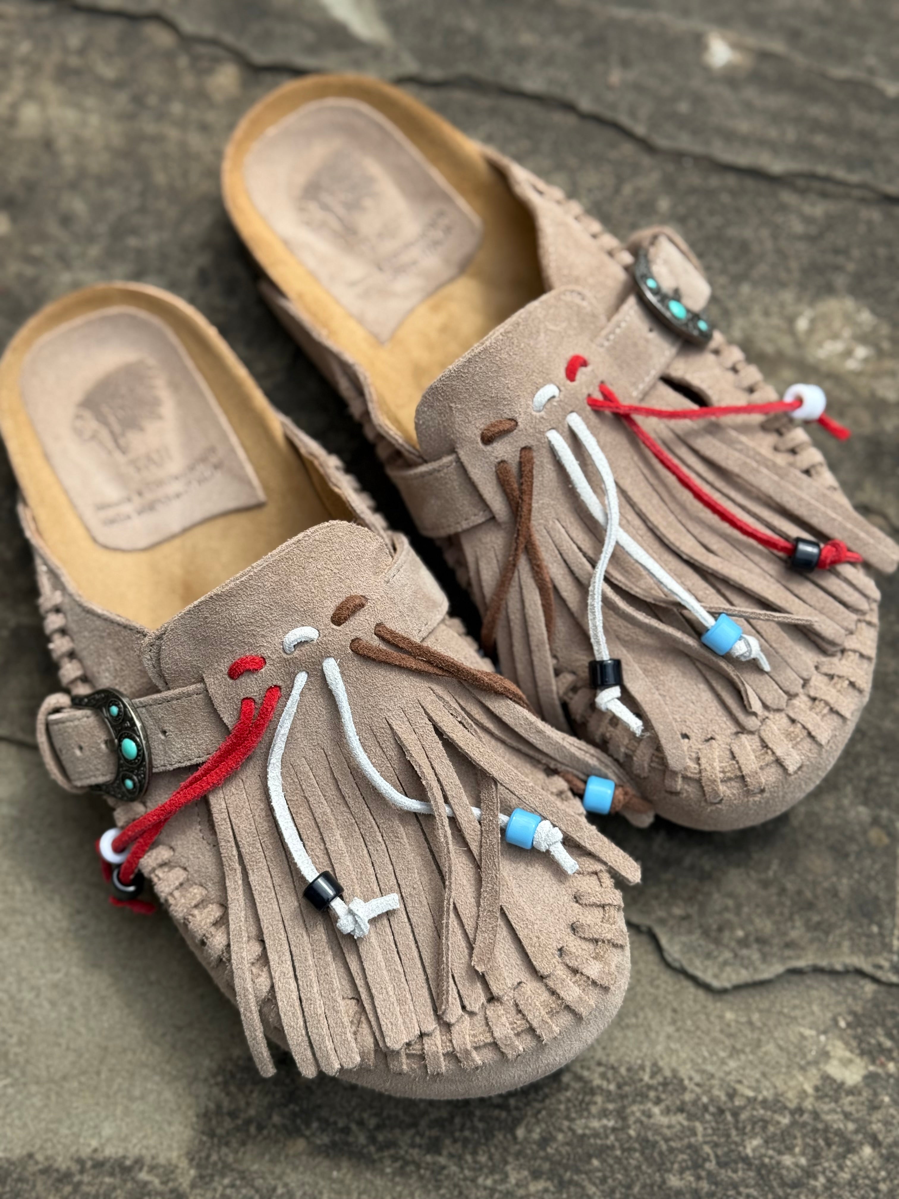 Sabot Taji Caribe Suede Pietra (11976625881428)