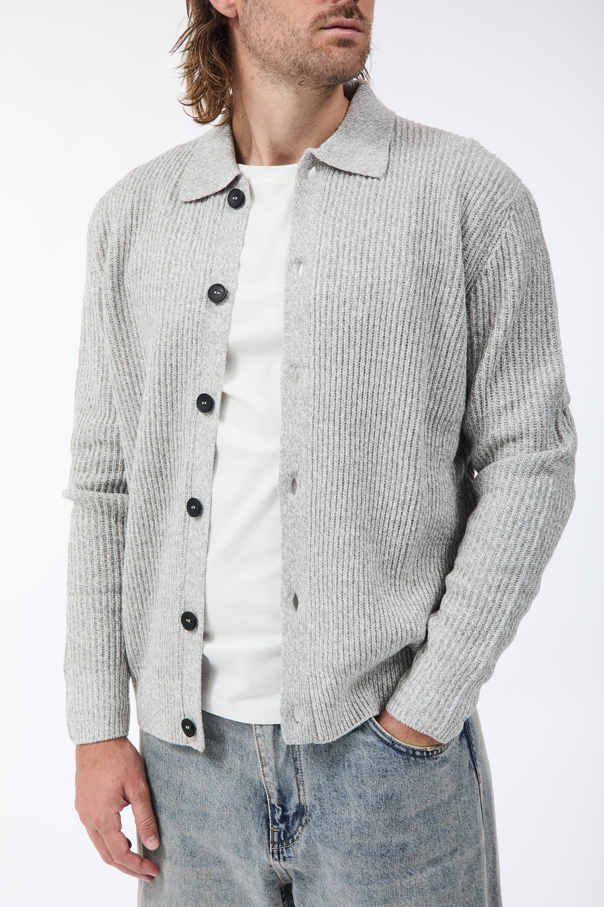 Cardigan Hamaki-ho Grigio 3224