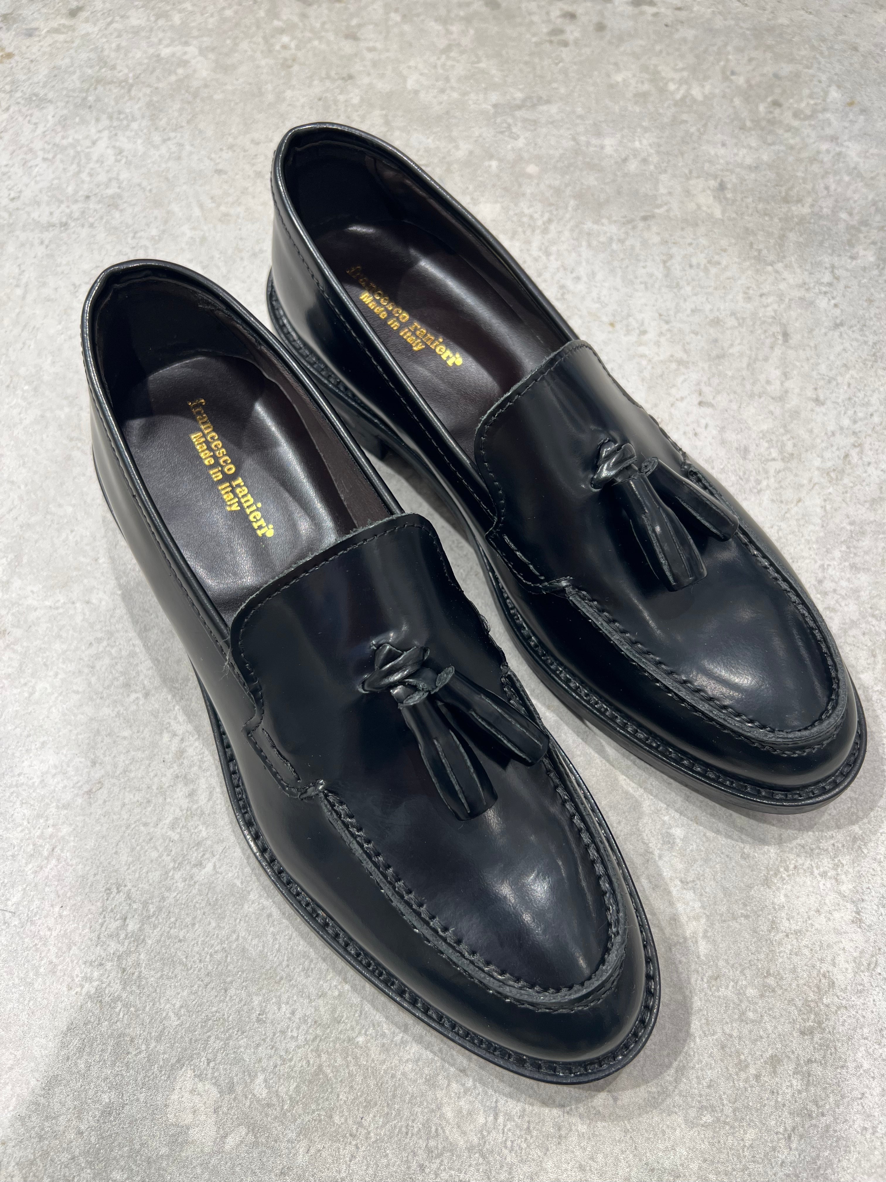Mocassino FR09 Abrasivato Nappe Nero (9163478434132)
