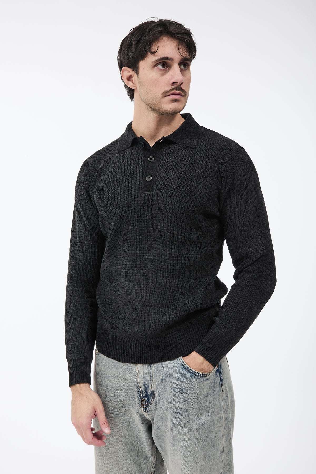 Polo Hamaki-ho Ciniglia Nero 3254