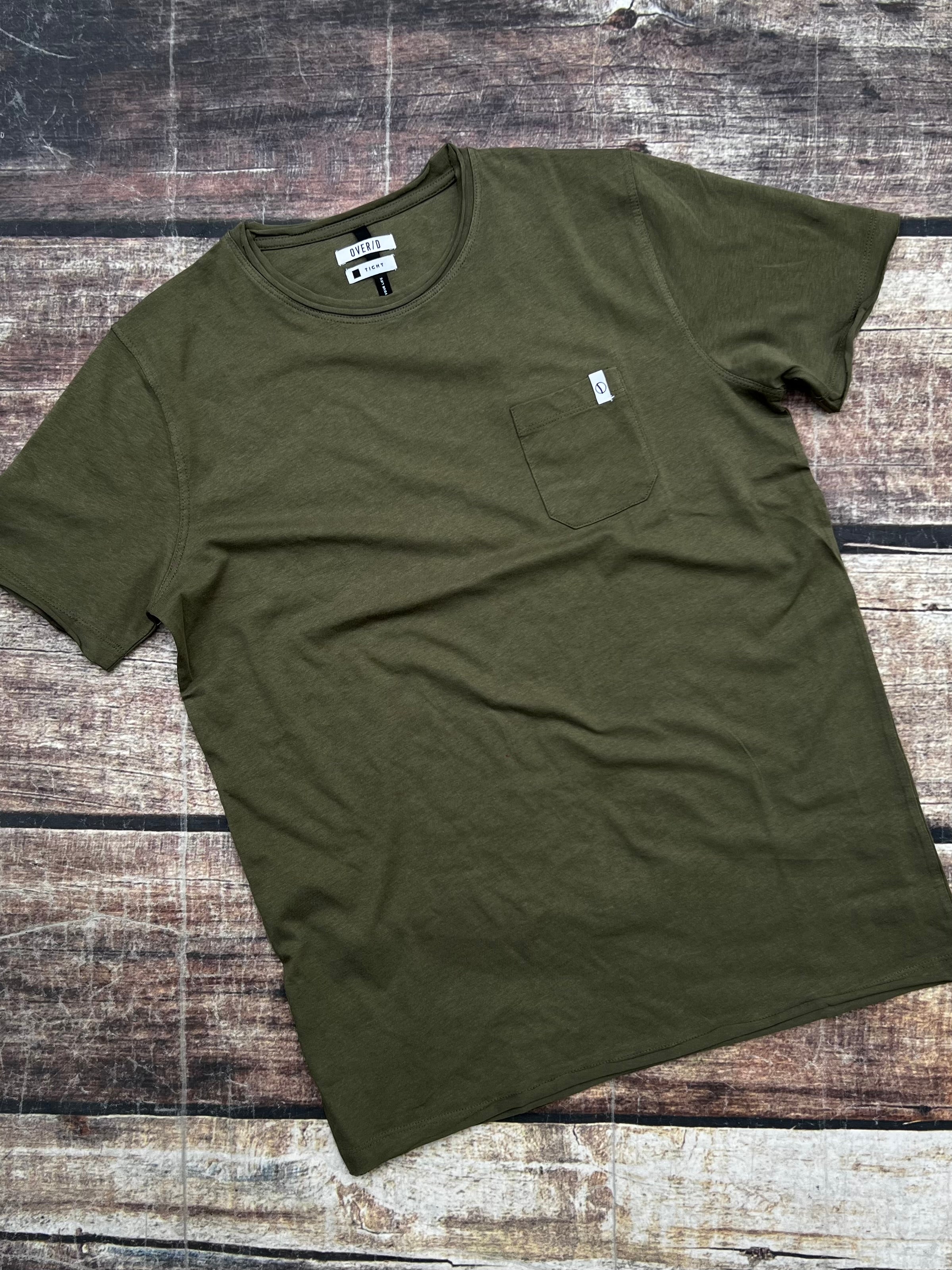 T-shirt Over-d Taschino Militare T02 (8830673322324)