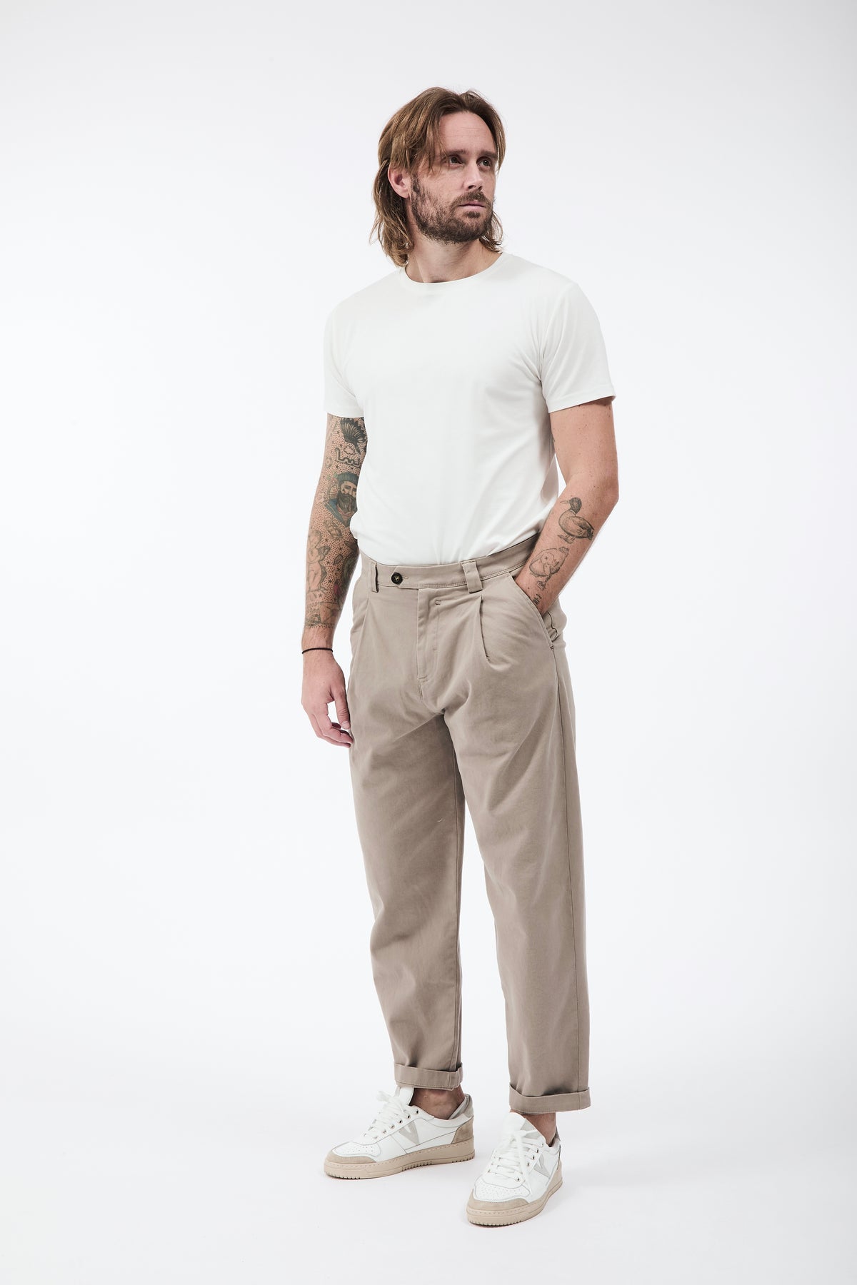Pantalone Alta Tensione Japan Acciaio Tortora