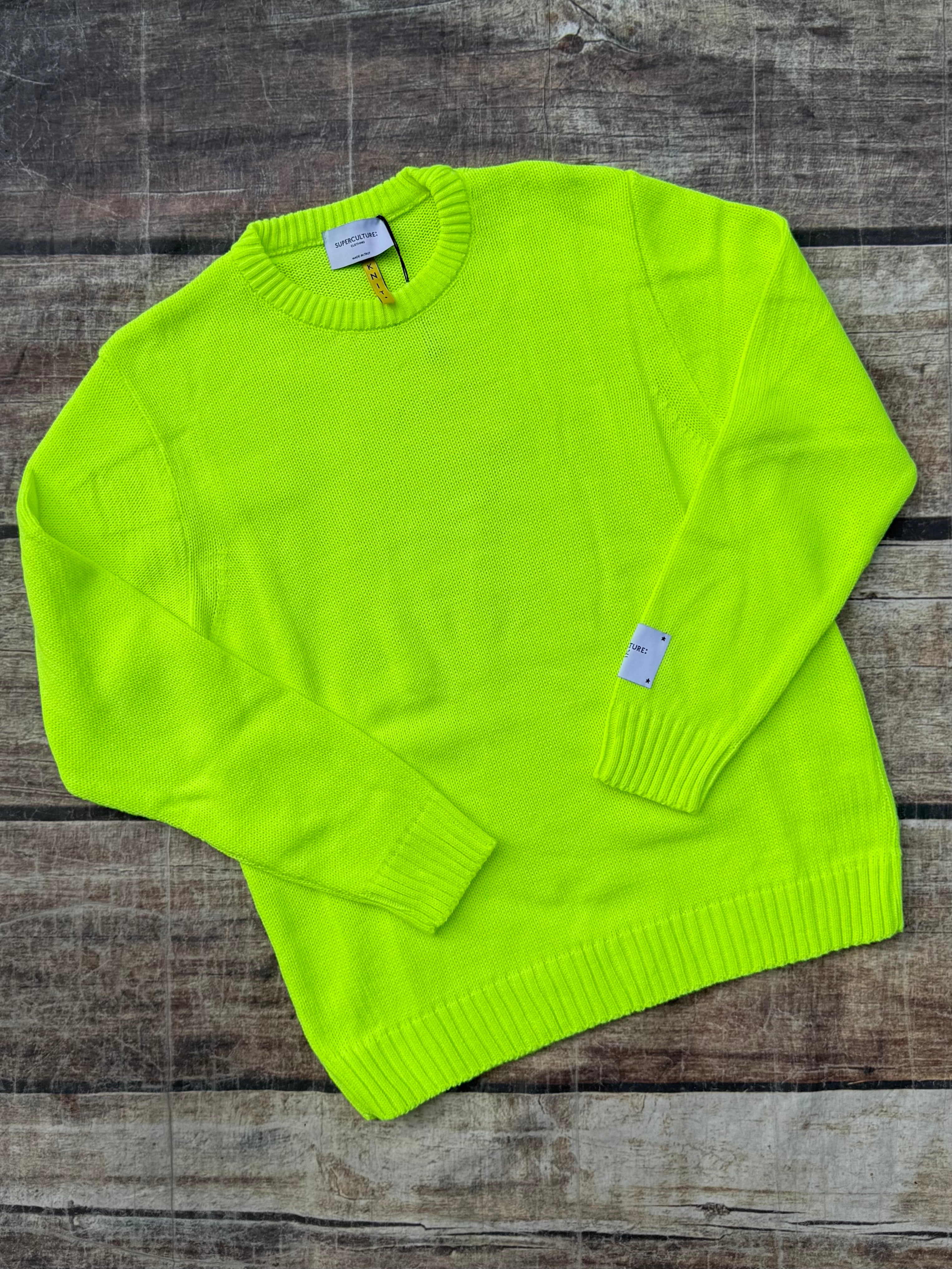 Pullover Superculture Tom Giallo Fluo (12229577703764)