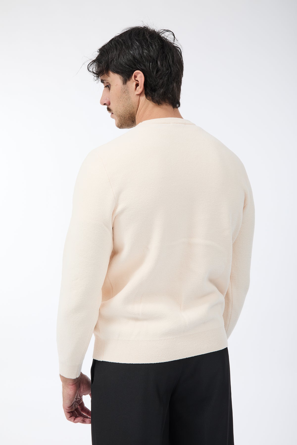 Maglione Over-d Spugna Panna M67