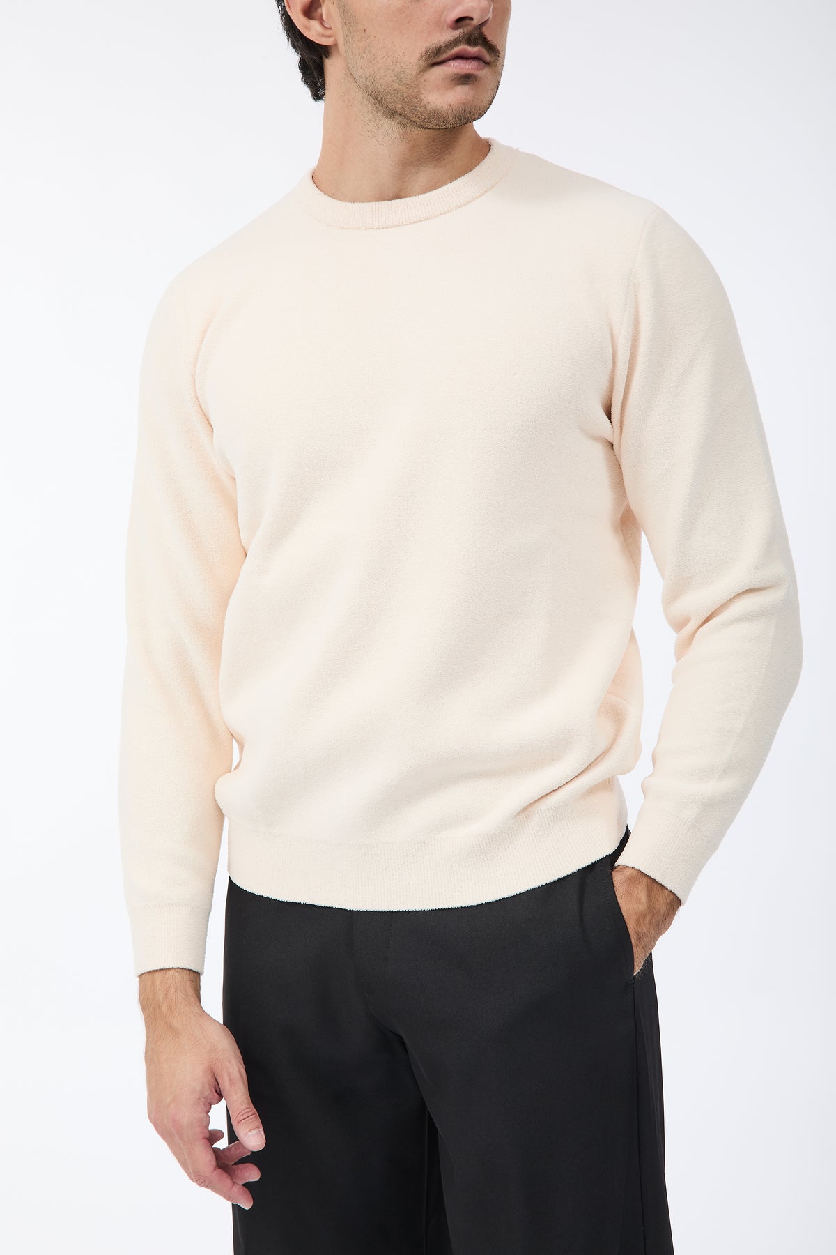 Maglione Over-d Spugna Panna M67