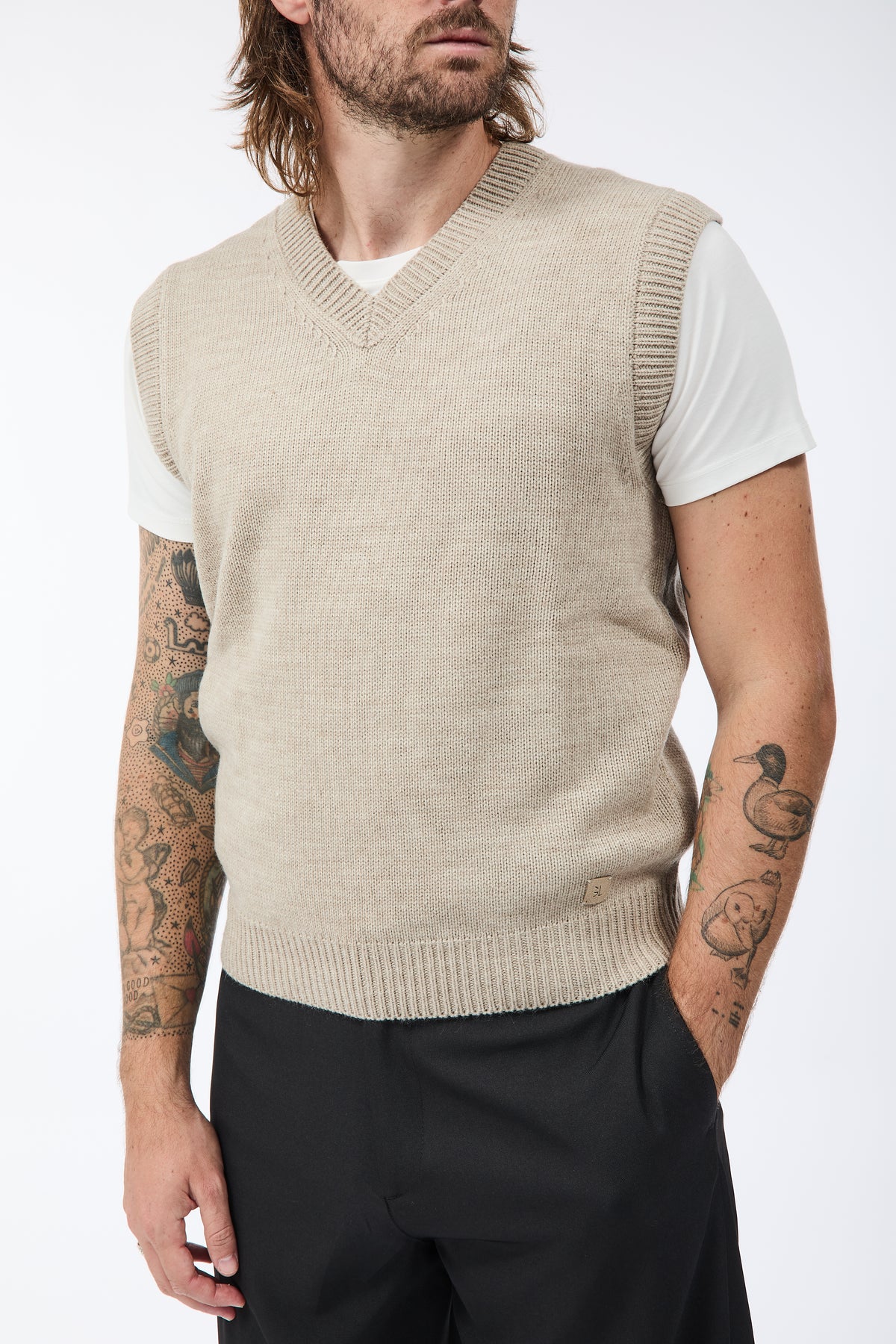 Gilet Gianni Lupo Beige 35261