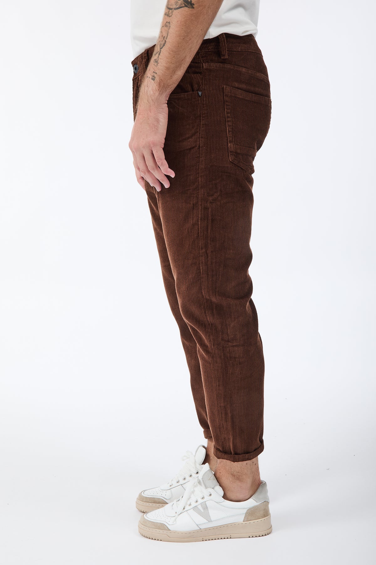 Pantalone Gianni Lupo Velluto Caffè 6227