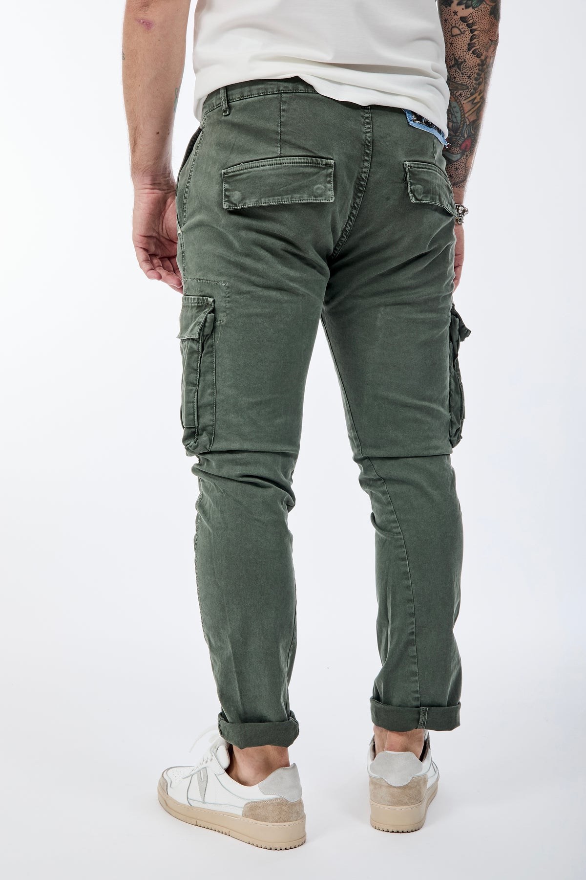 Pantalone Berna Cargo Verde 008