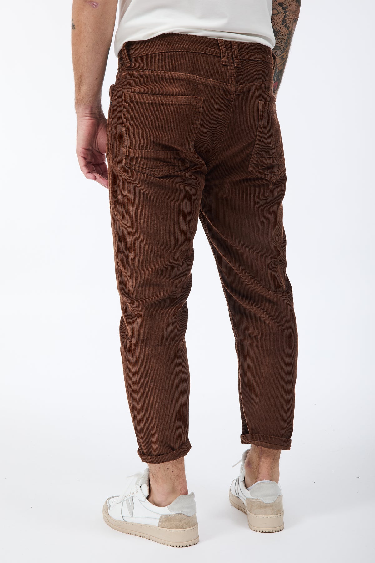 Pantalone Gianni Lupo Velluto Caffè 6227