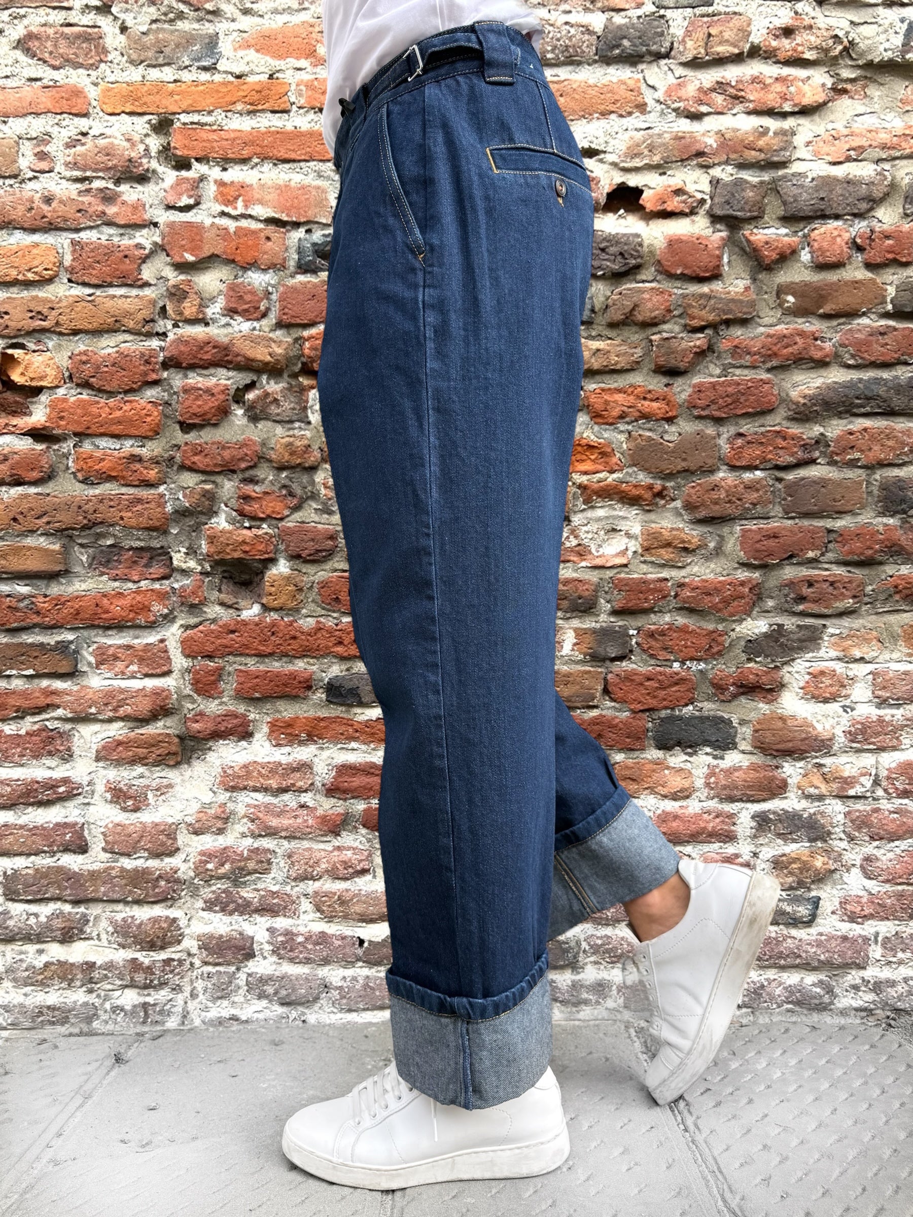 Jeans Berna Palazzo Risvolto (12256413057364)