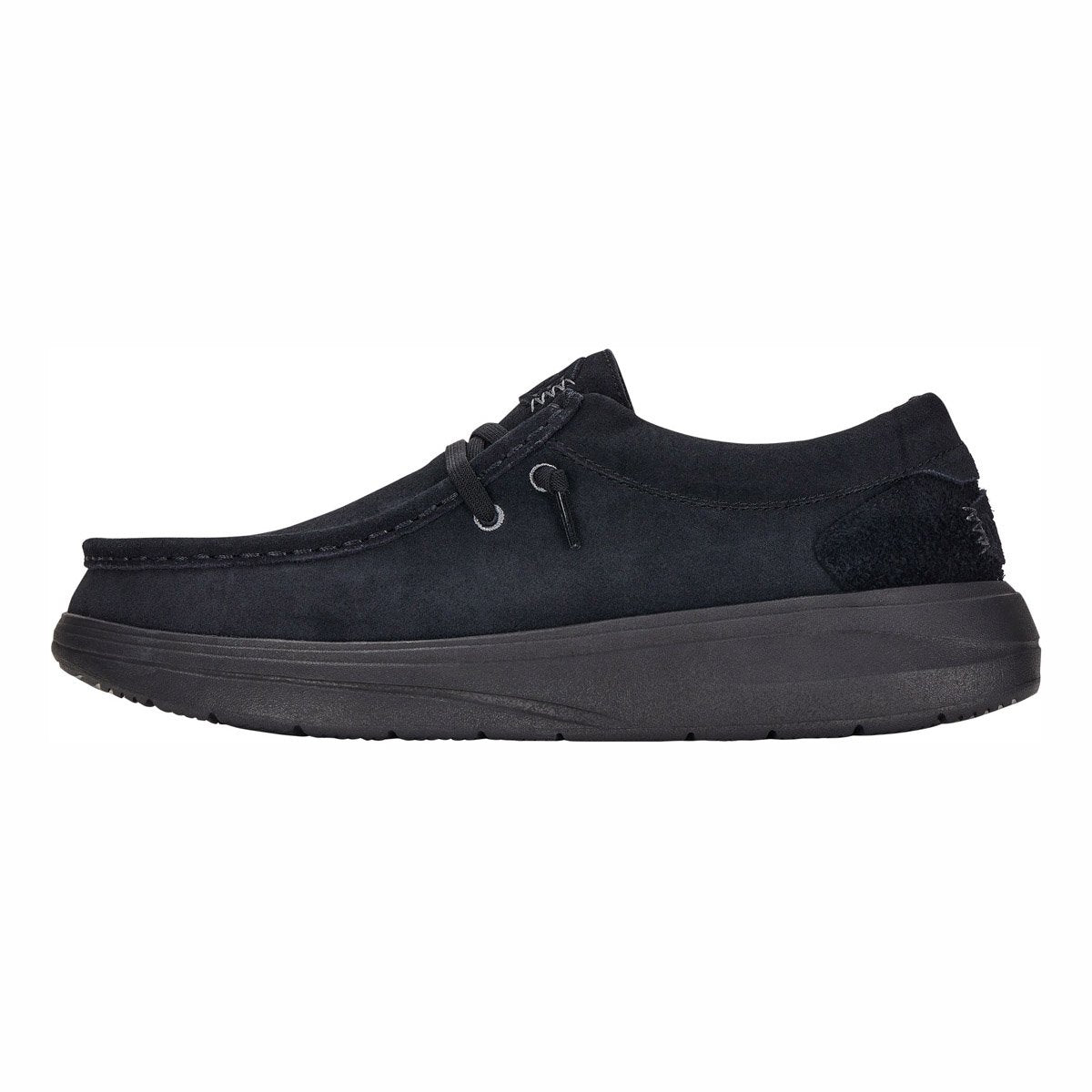Hey Dude Wally Suede Black