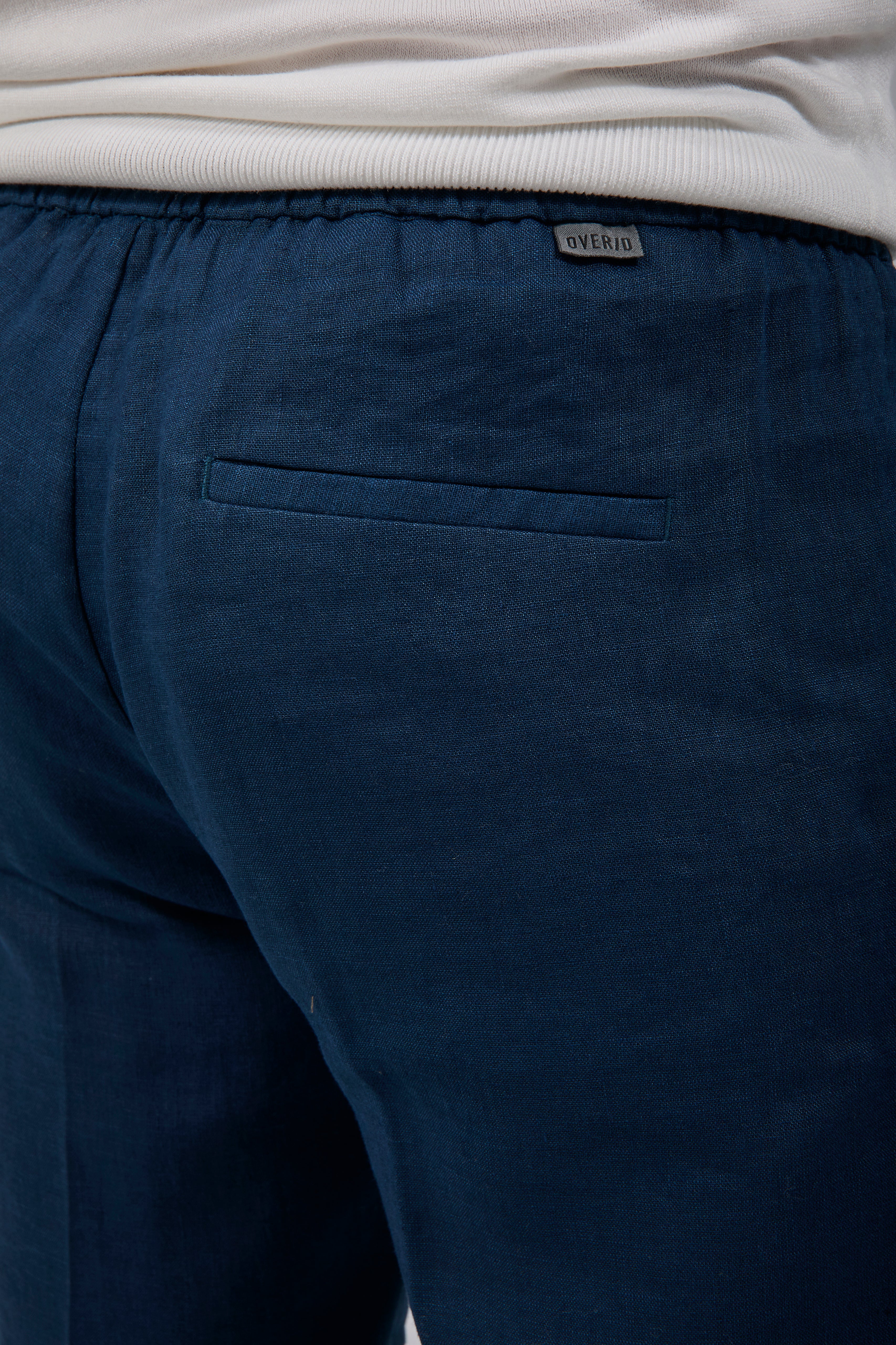 Pantalaccio Over-d Lino Blu P75