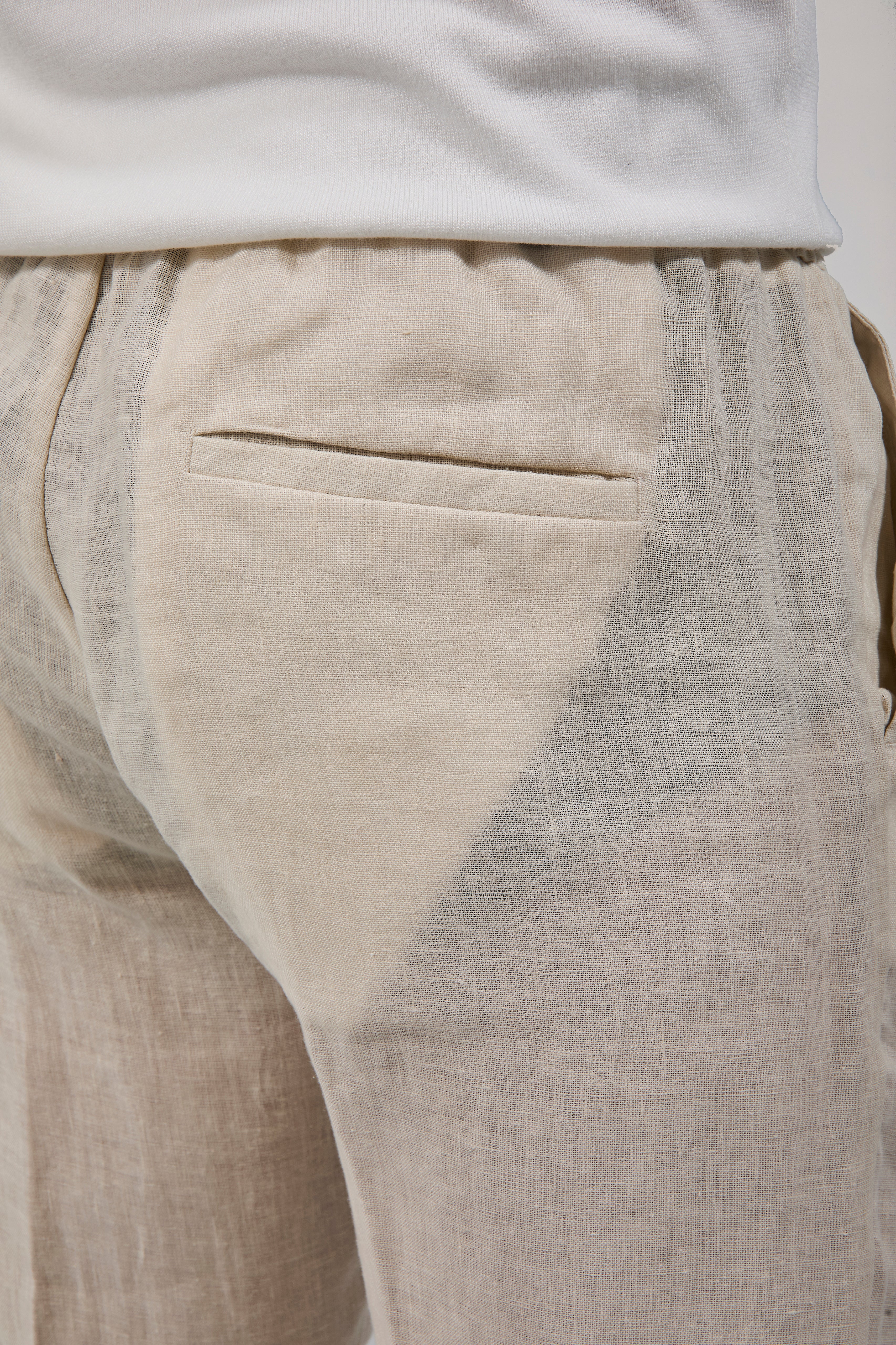 Pantalaccio Over-d Lino Beige P75
