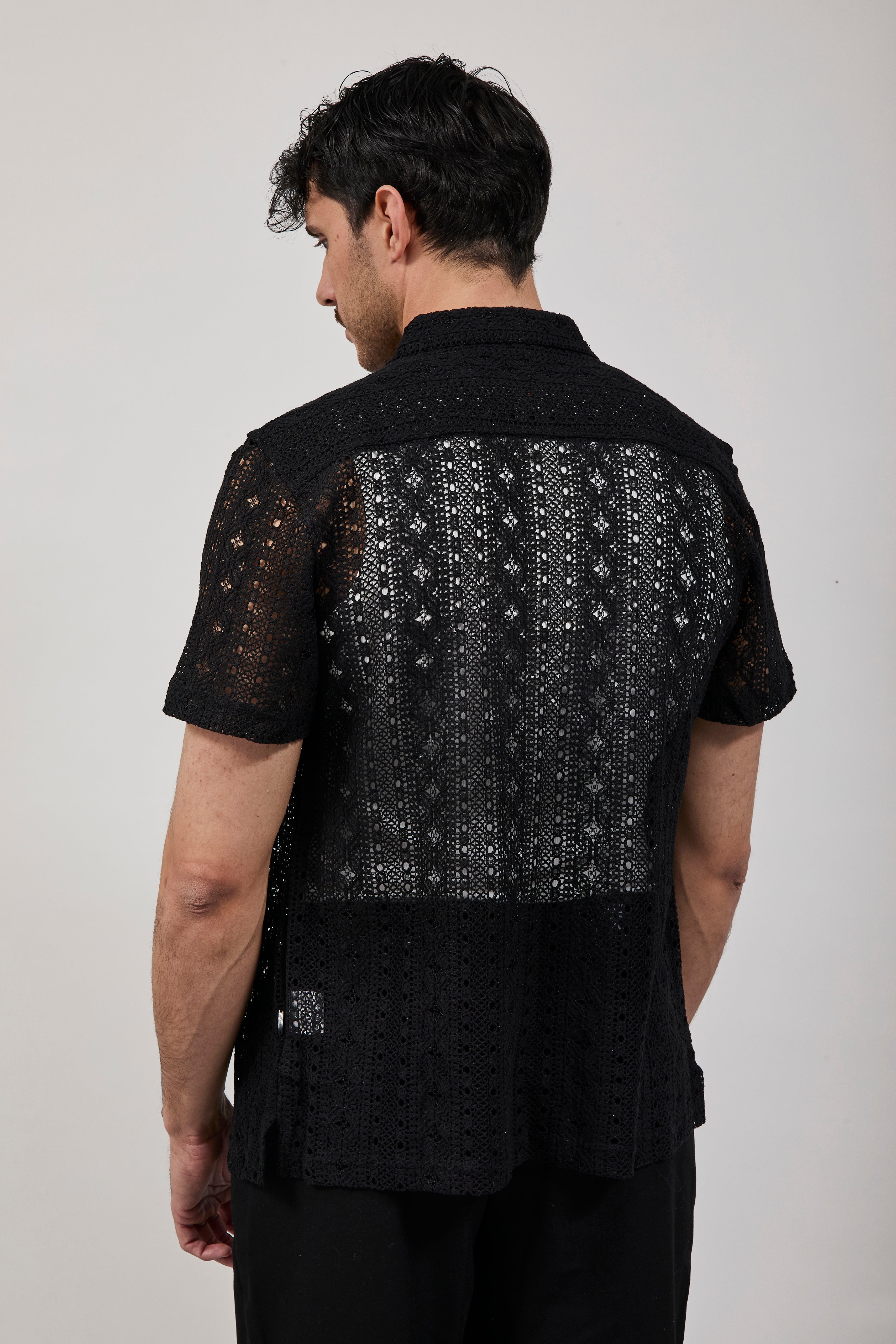 Camicia Gianni Lupo Nera 6013