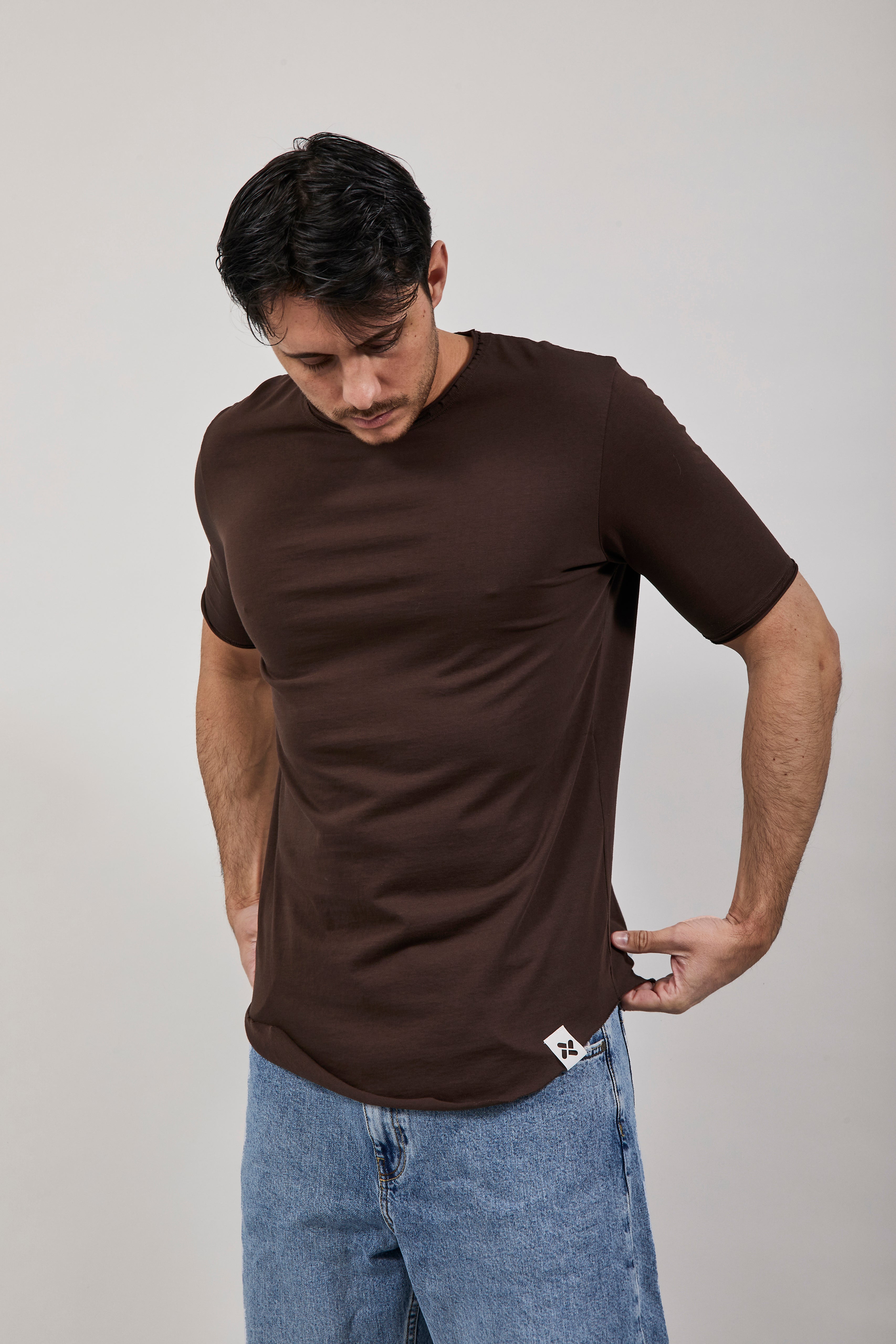 T-shirt Imperial Taglio vivo Moro