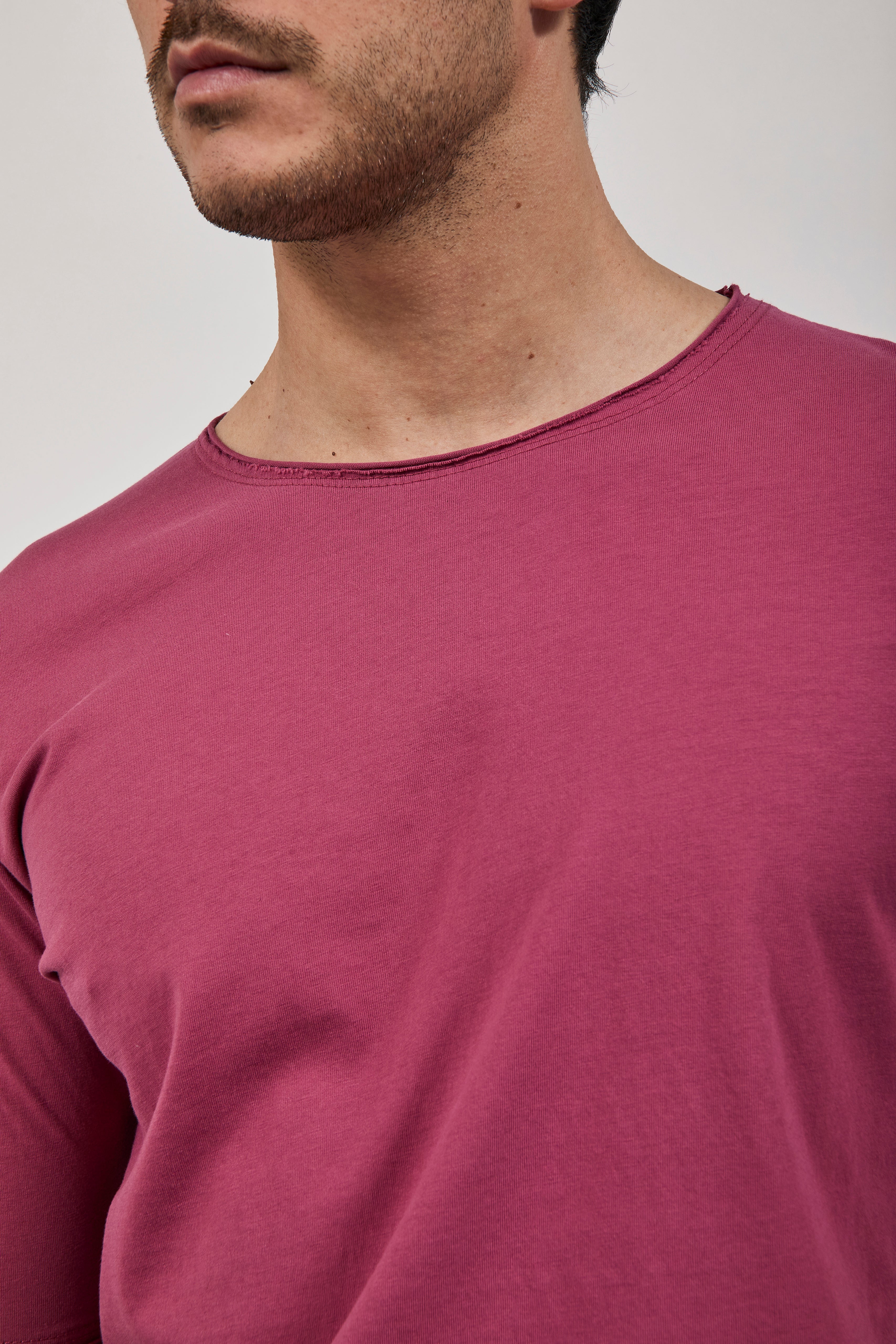 T-shirt Imperial Taglio vivo Indian red