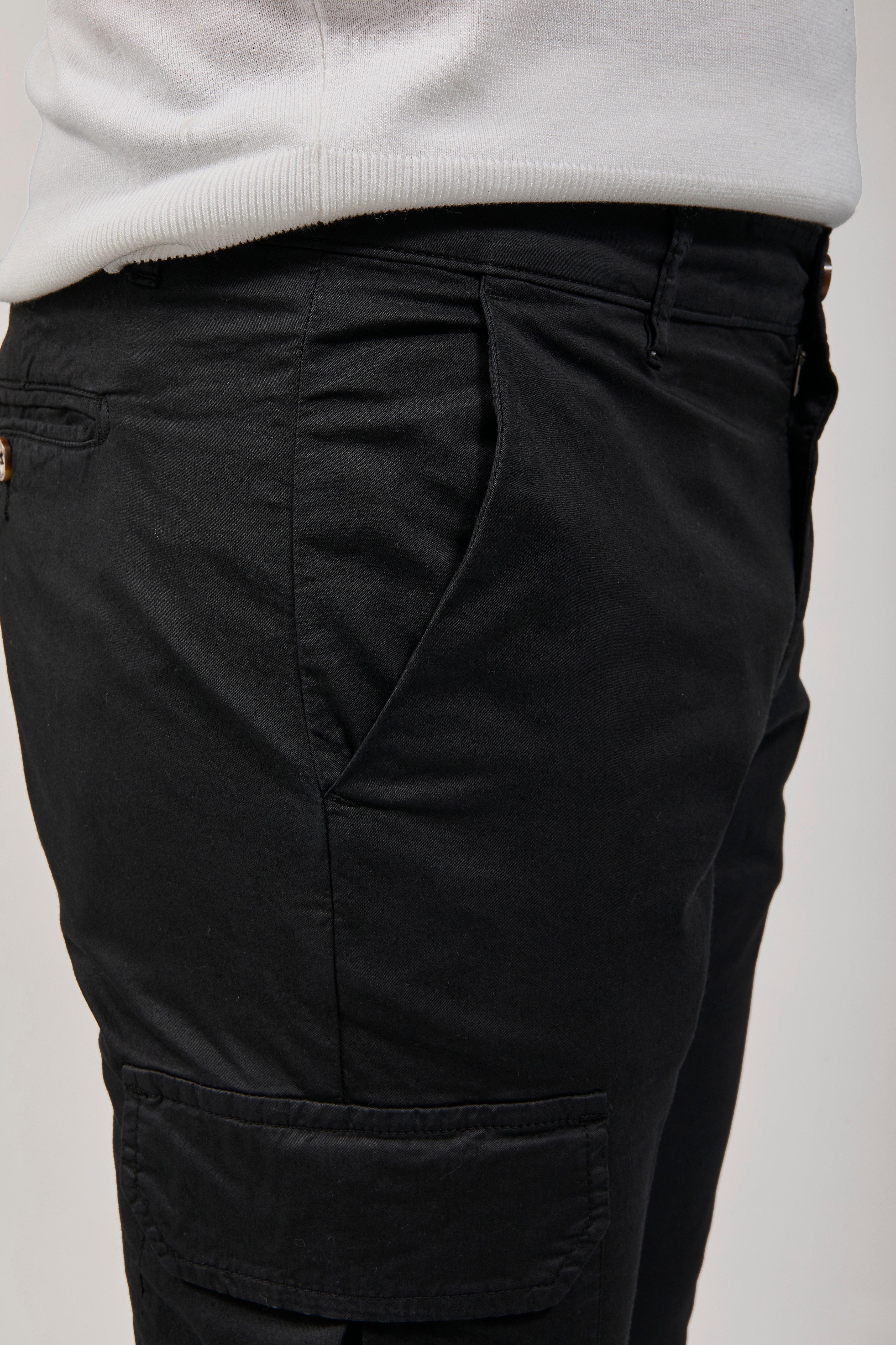 Pantalone Over-d Nero P05