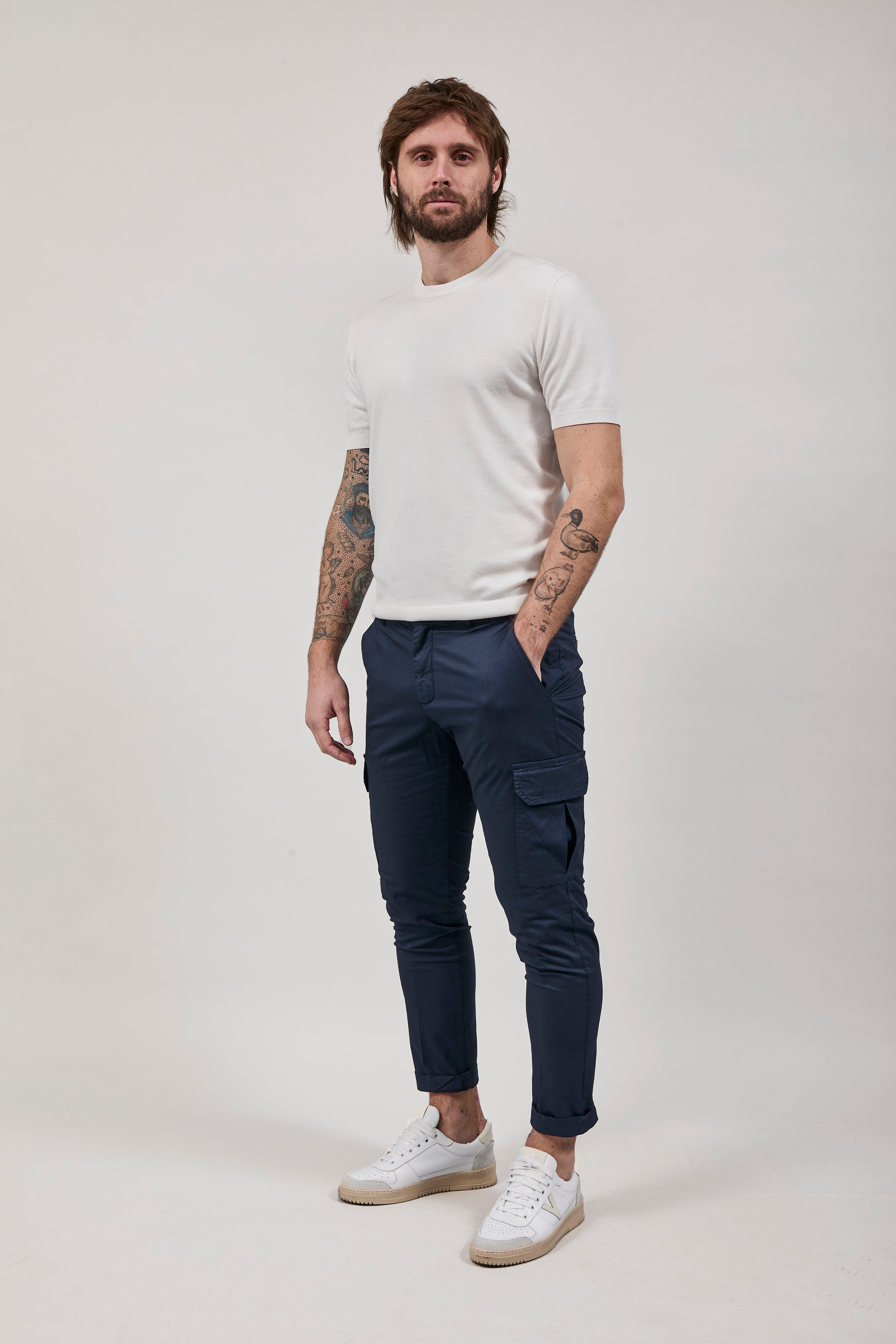 Pantalone Over-d Blu P05