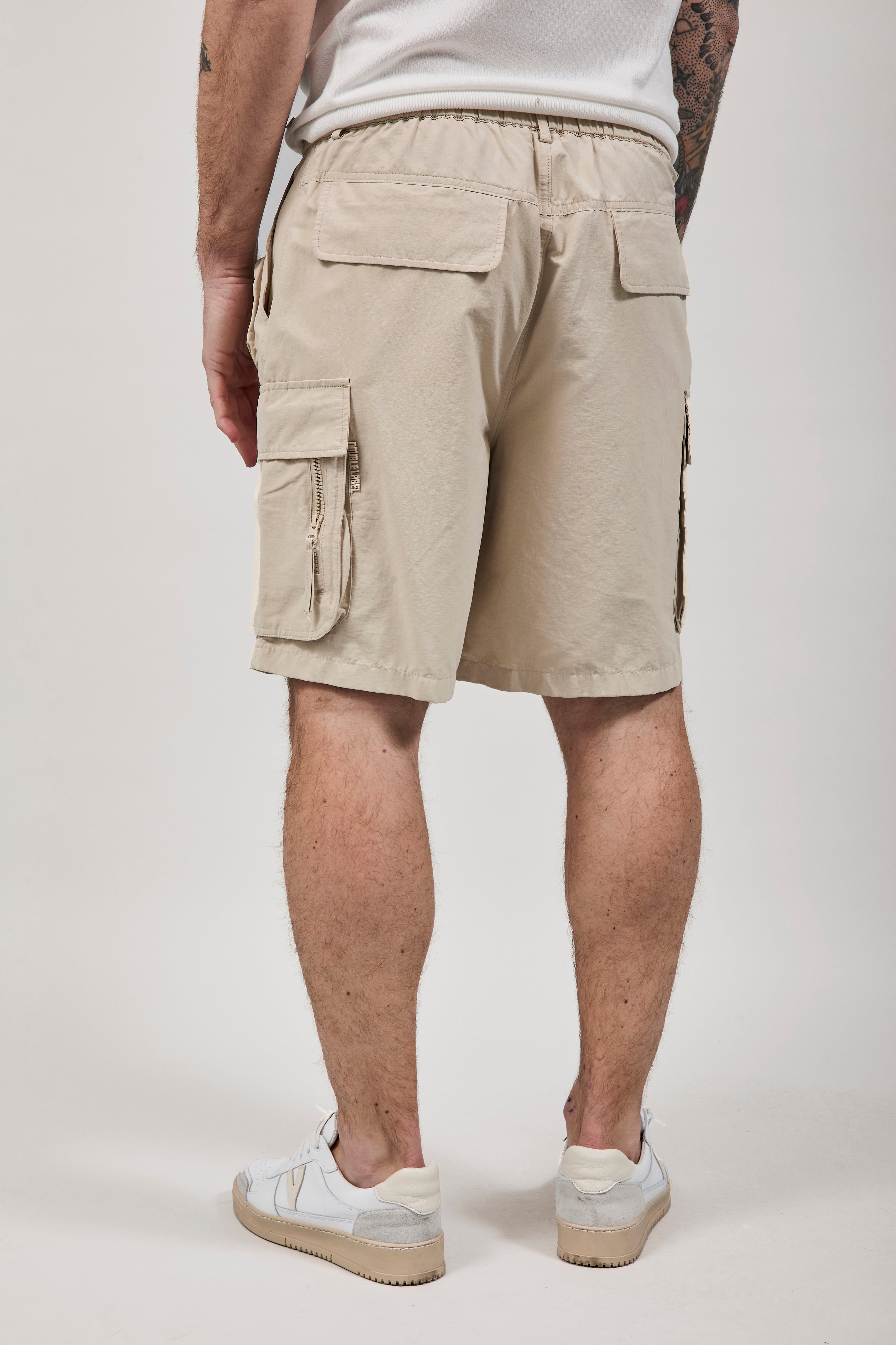 Bermuda Gianni Lupo Double Label Beige 102