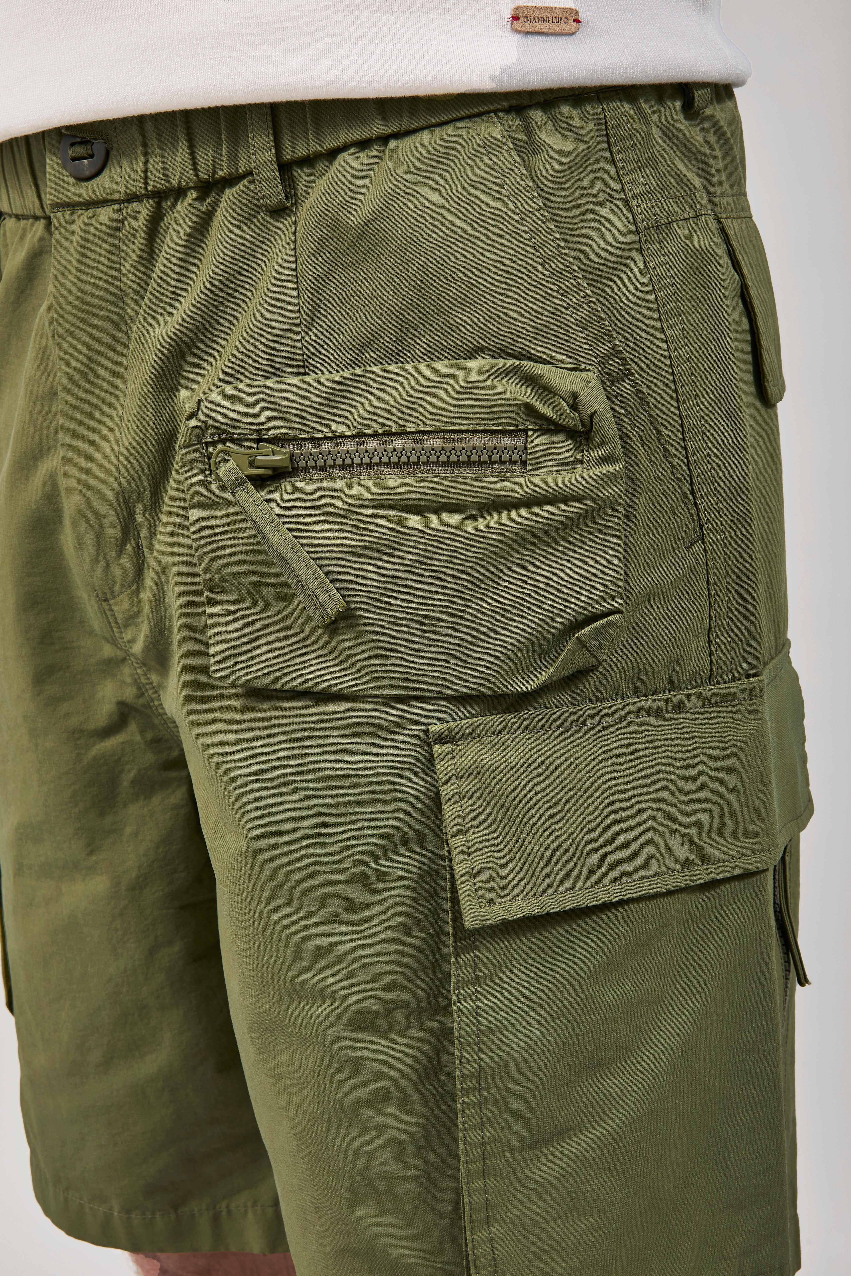 Bermuda Gianni Lupo Double Label Verde 102