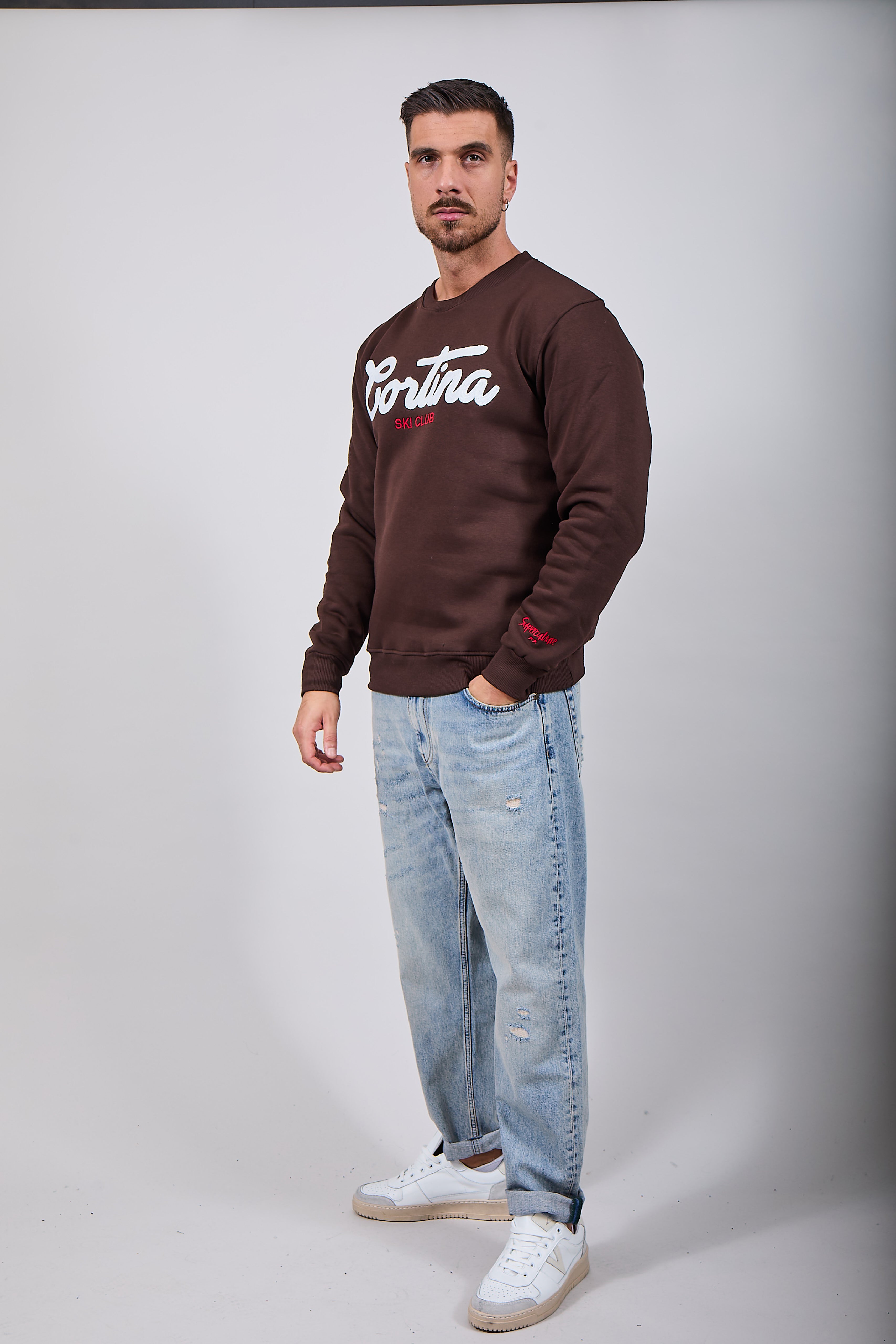 Felpa Superculture Girocollo Moro A1321 (12218709541204)