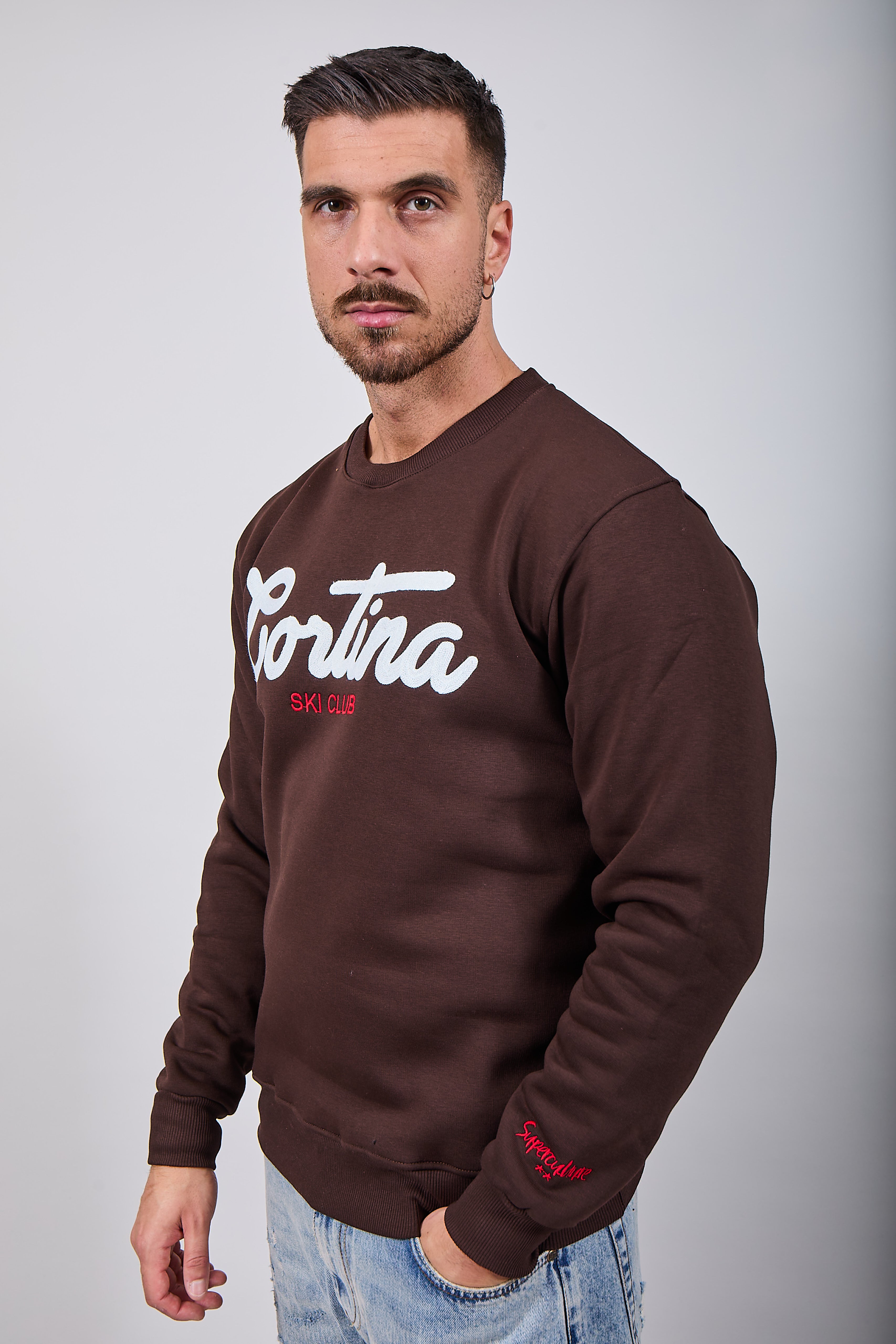 Felpa Superculture Girocollo Moro A1321 (12218709541204)